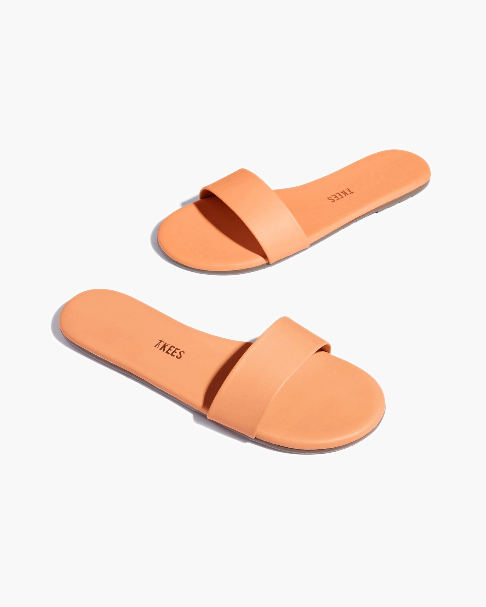 Women's TKEES Alex Slides Orange | 37490WMNP