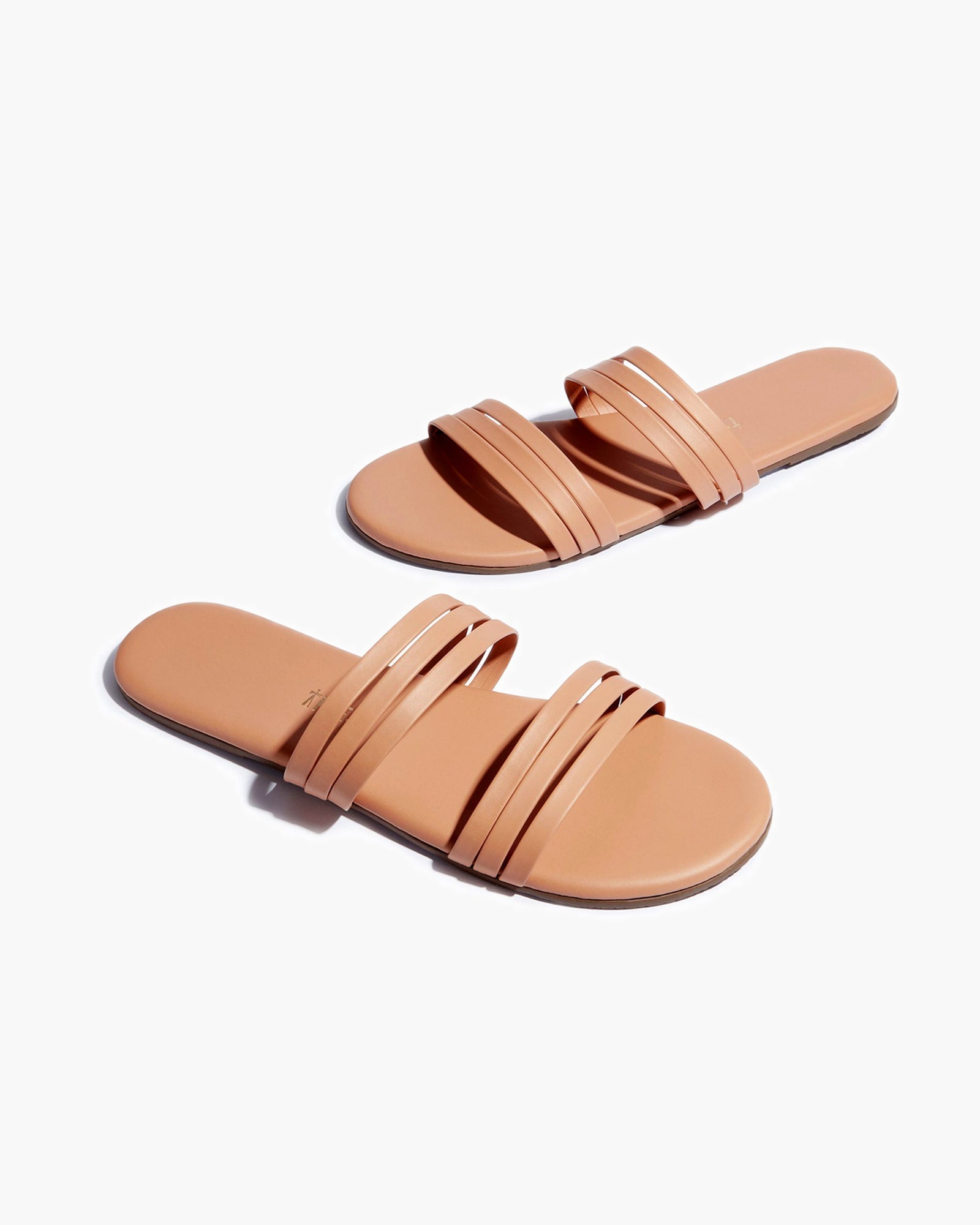 Women's TKEES Allegra Slides Pink | 80649DWIU