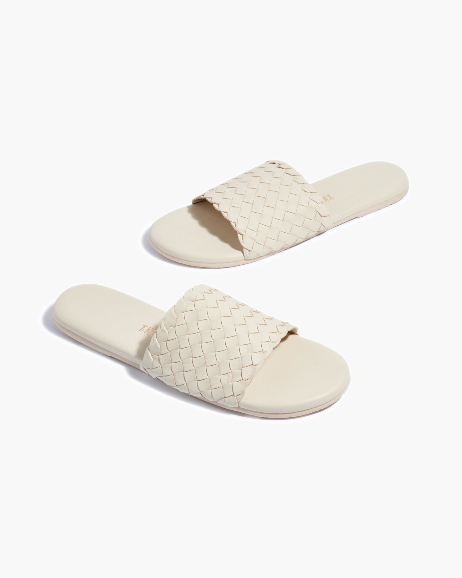 Women's TKEES Betty Slides Light Yellow | 73109CHKJ