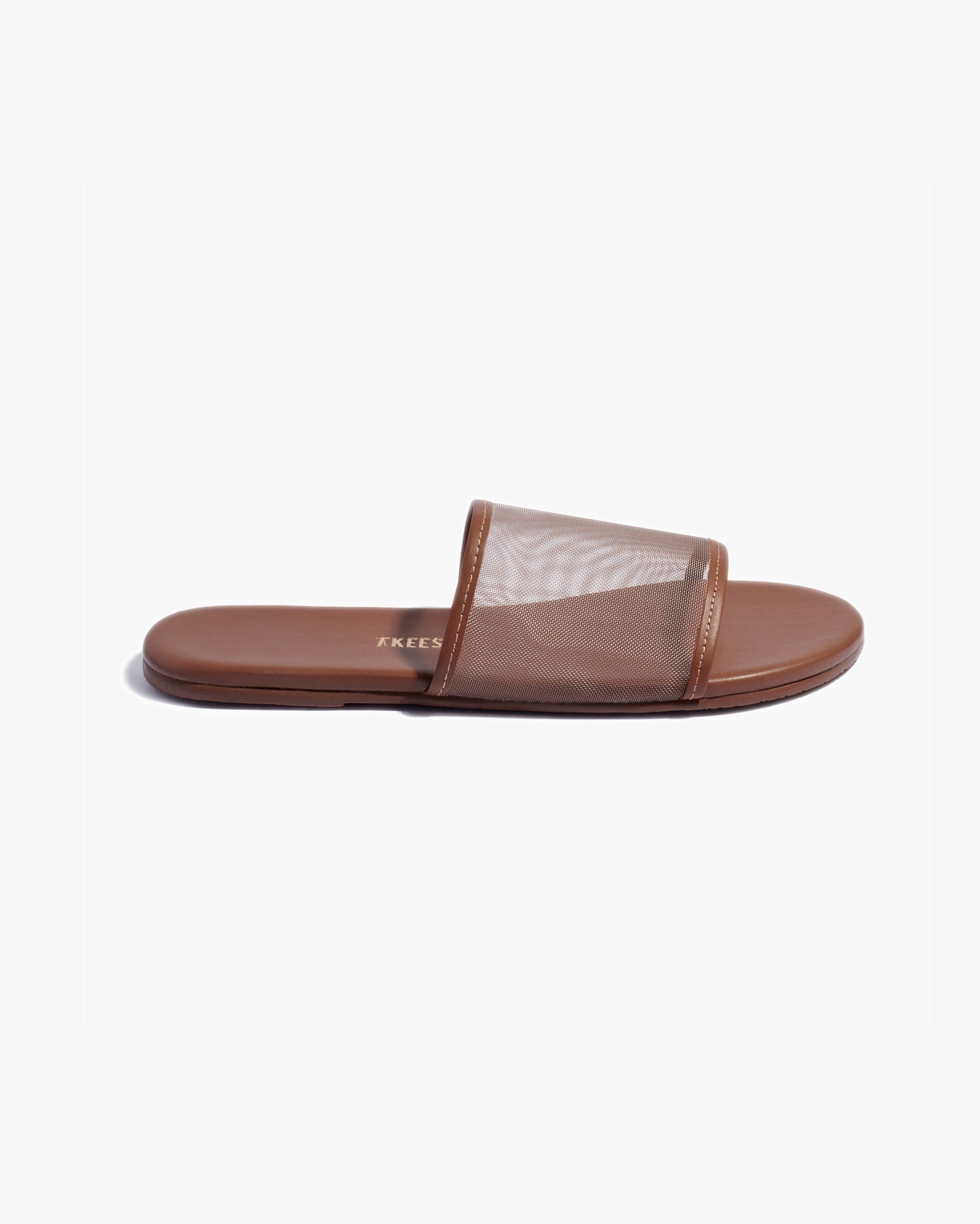 Women's TKEES Blair Slides Brown | 35106IEDG