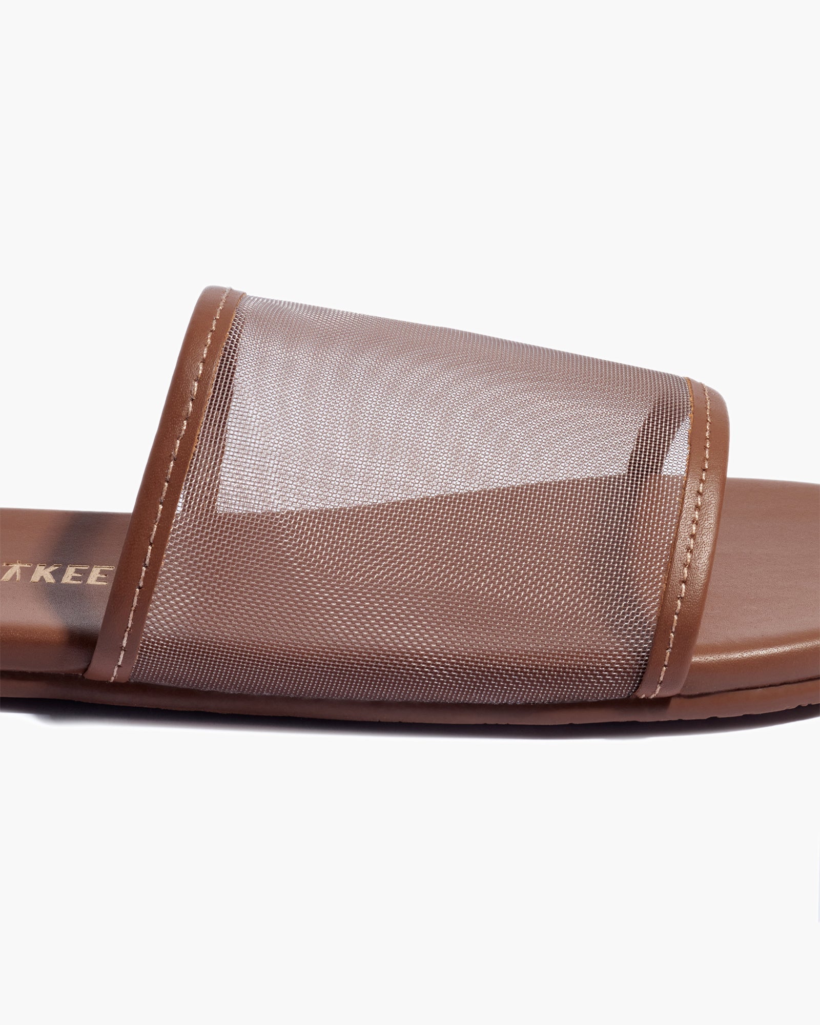 Women's TKEES Blair Slides Brown | 35106IEDG