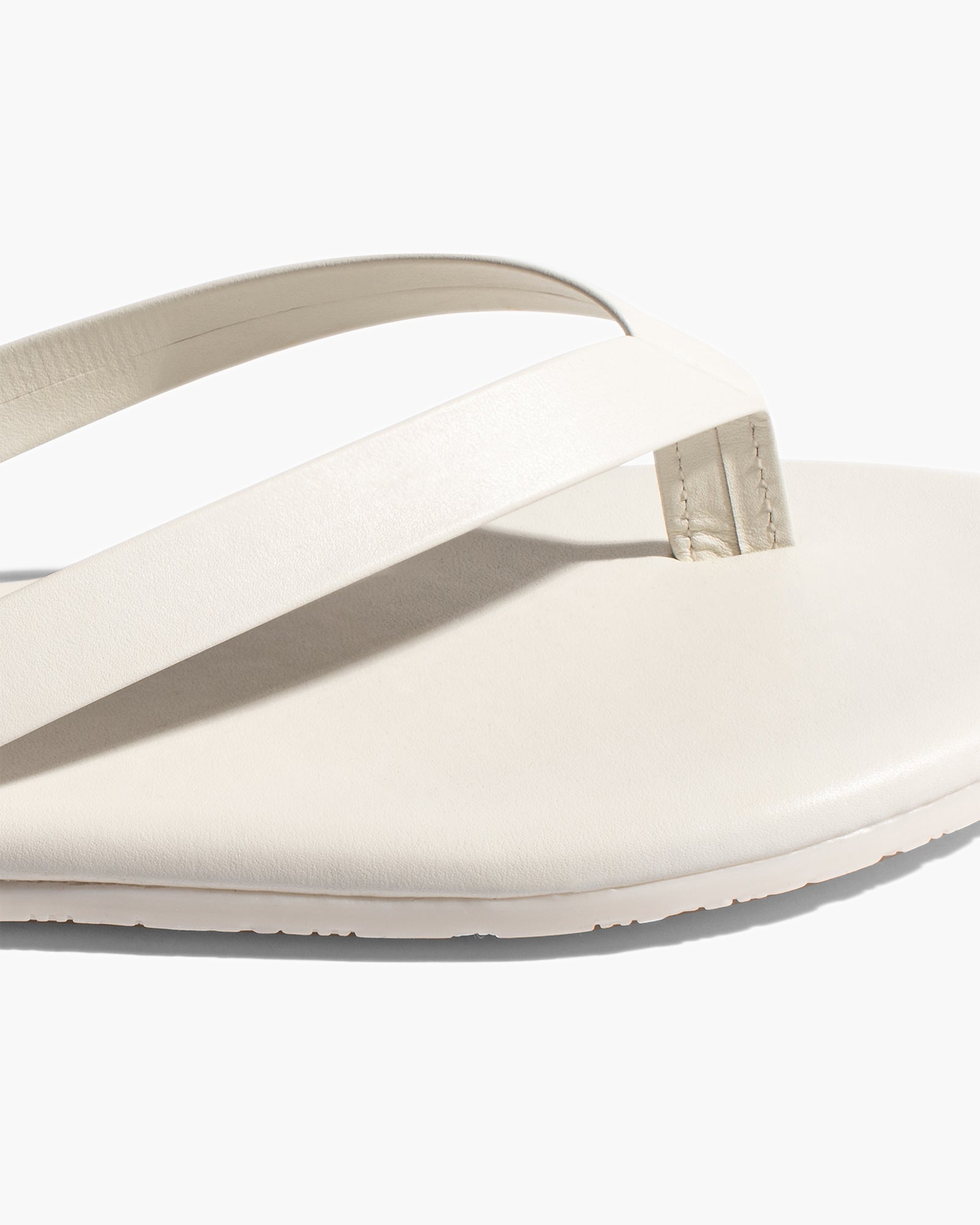 Women's TKEES Boyfriend Flip Flops Cream | 23571XIAO