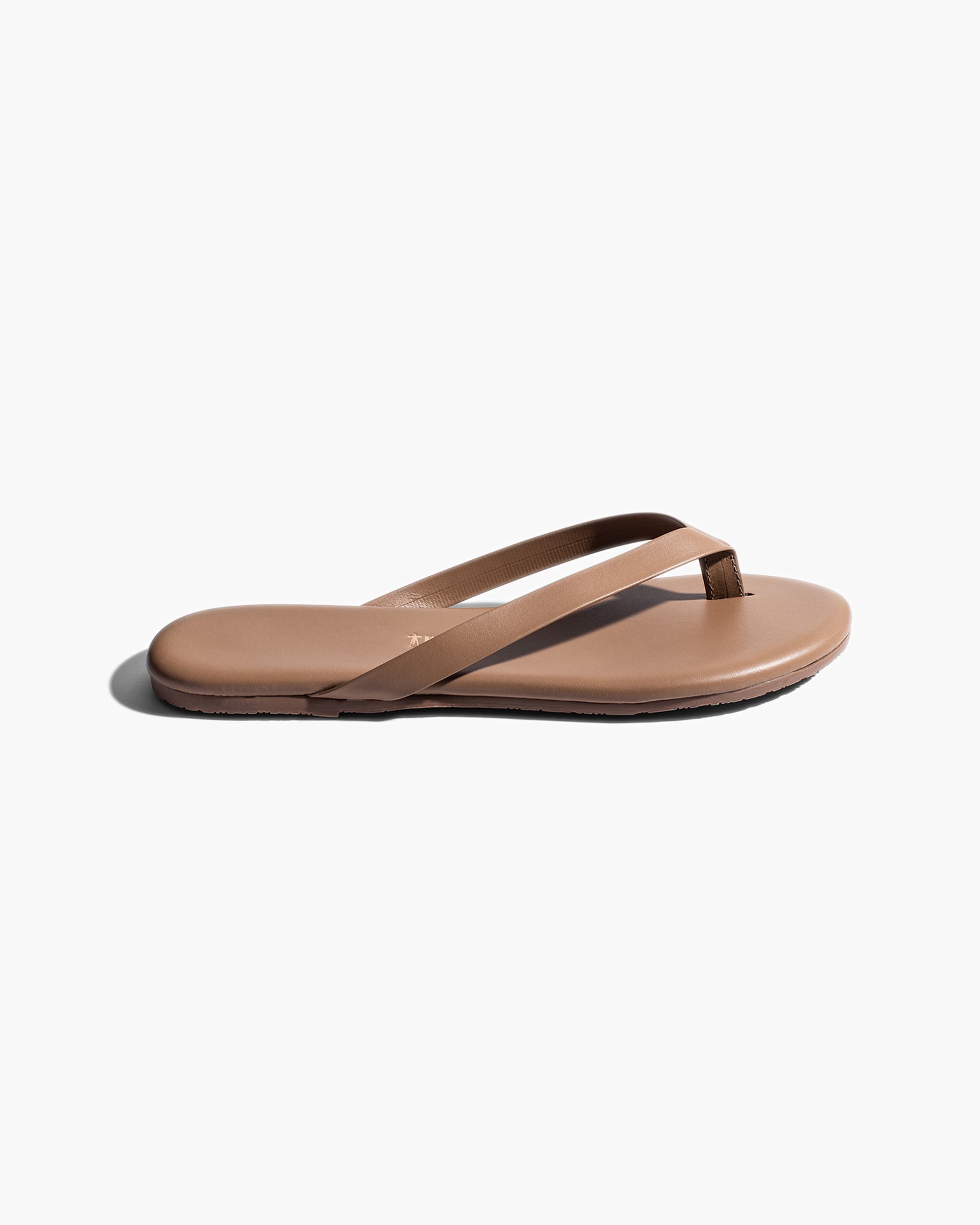 Women's TKEES Boyfriend Flip Flops Rose Gold | 93217QYLH