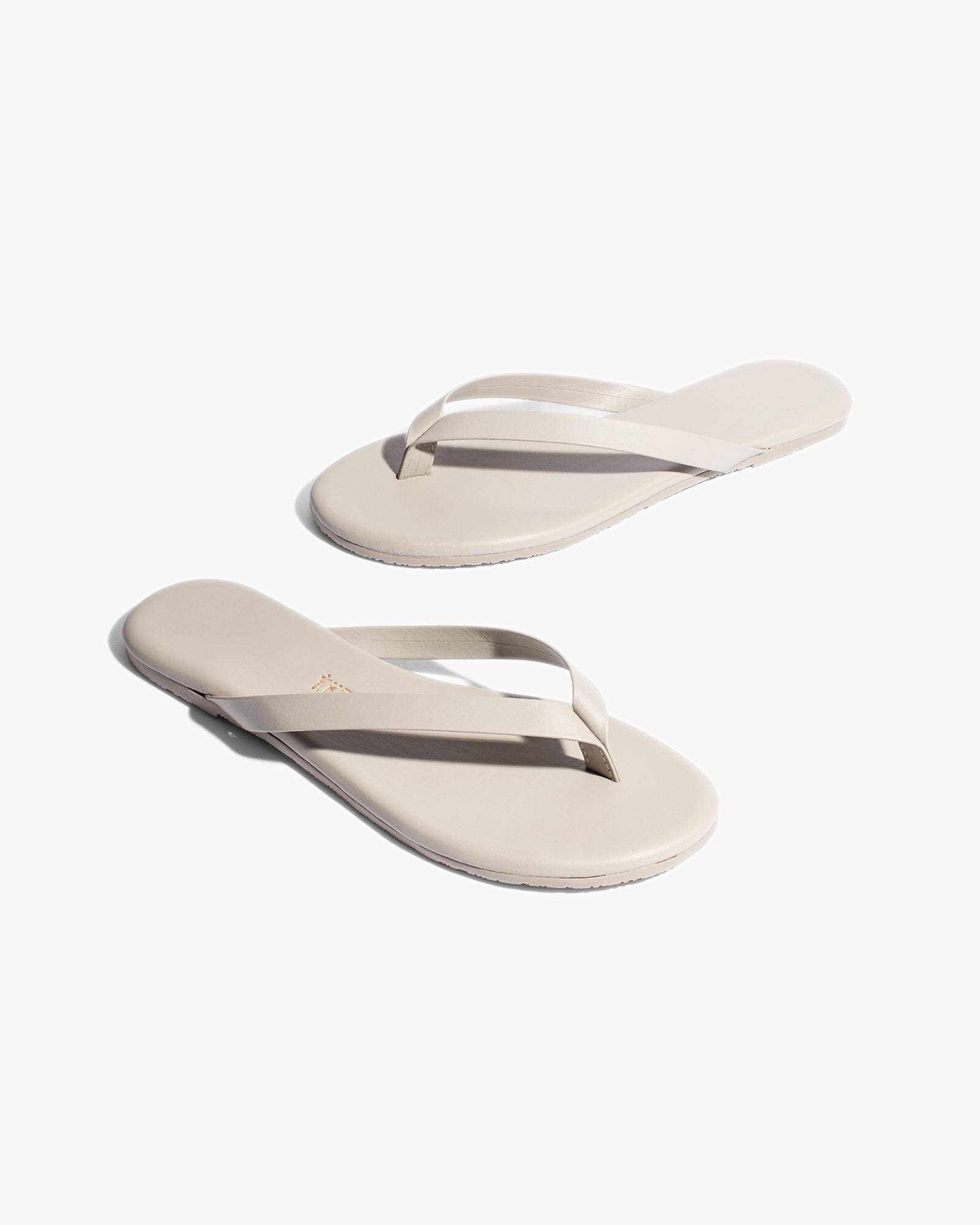 Women's TKEES Boyfriend Flip Flops White | 49125BWTC