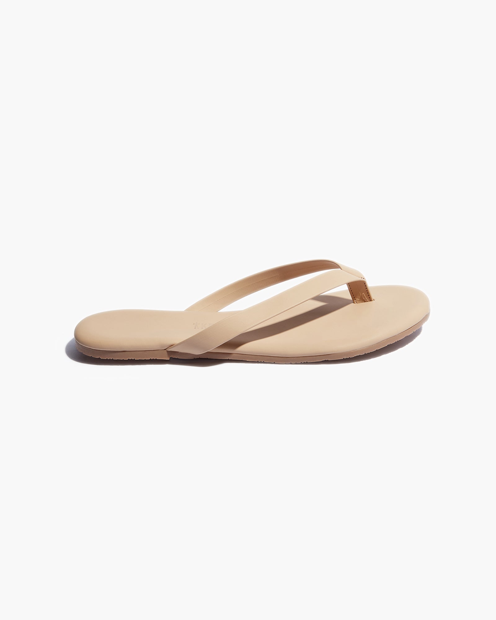 Women's TKEES Boyfriend Vegan Flip Flops Khaki | 30724PWXA