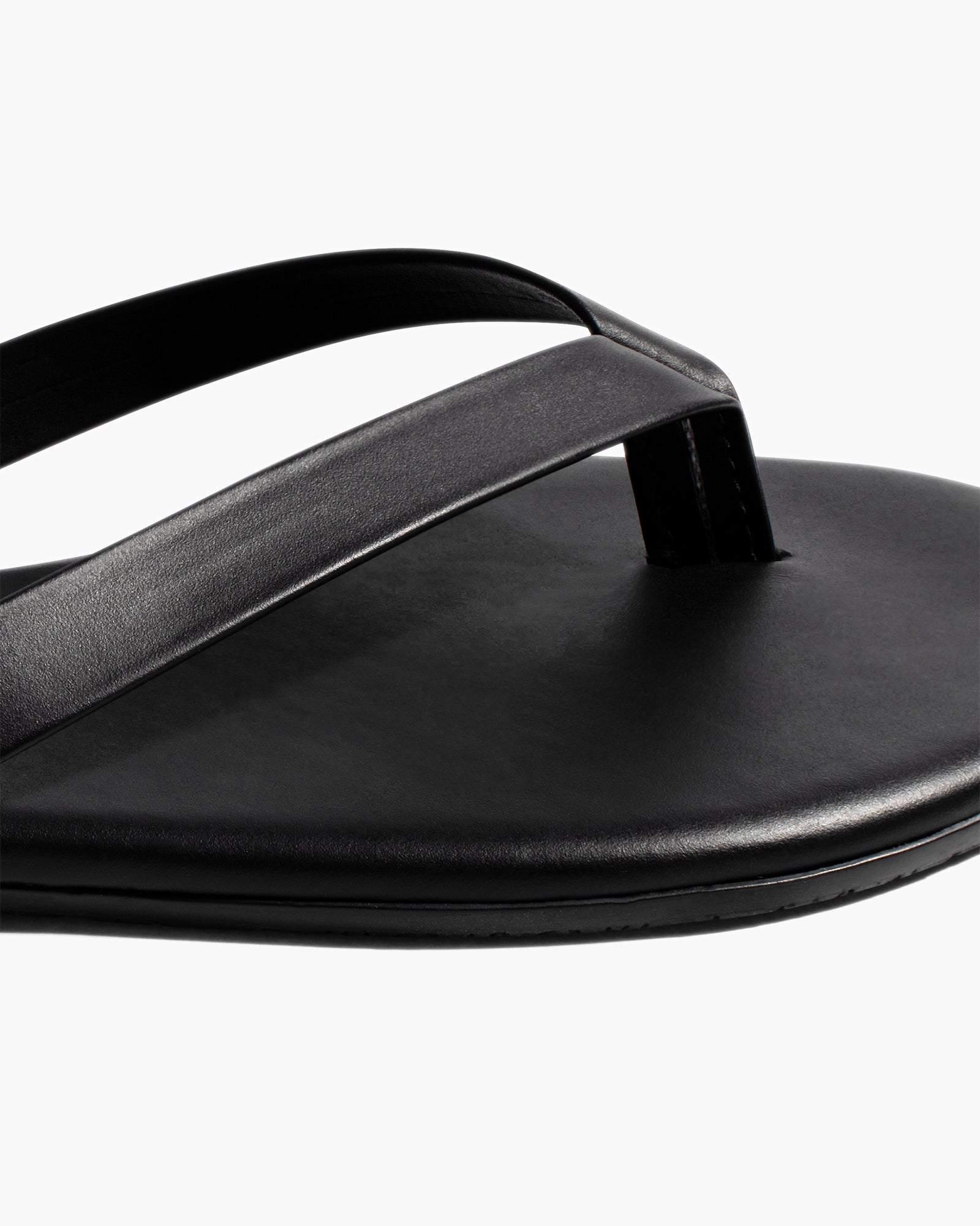 Women's TKEES Boyfriend Vegan Flip Flops Black | 31052JSRG