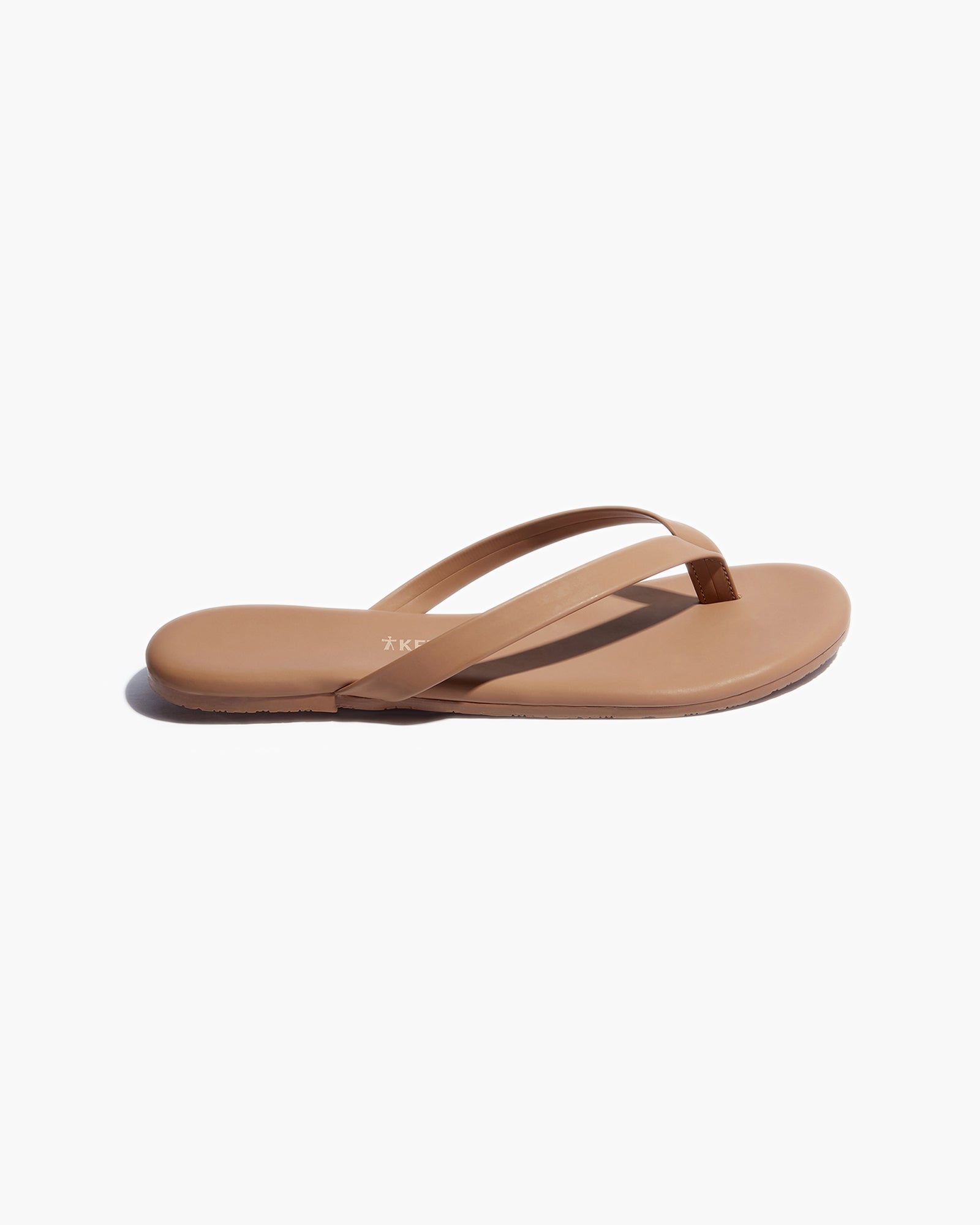 Women's TKEES Boyfriend Vegan Flip Flops Brown | 89435WGVL