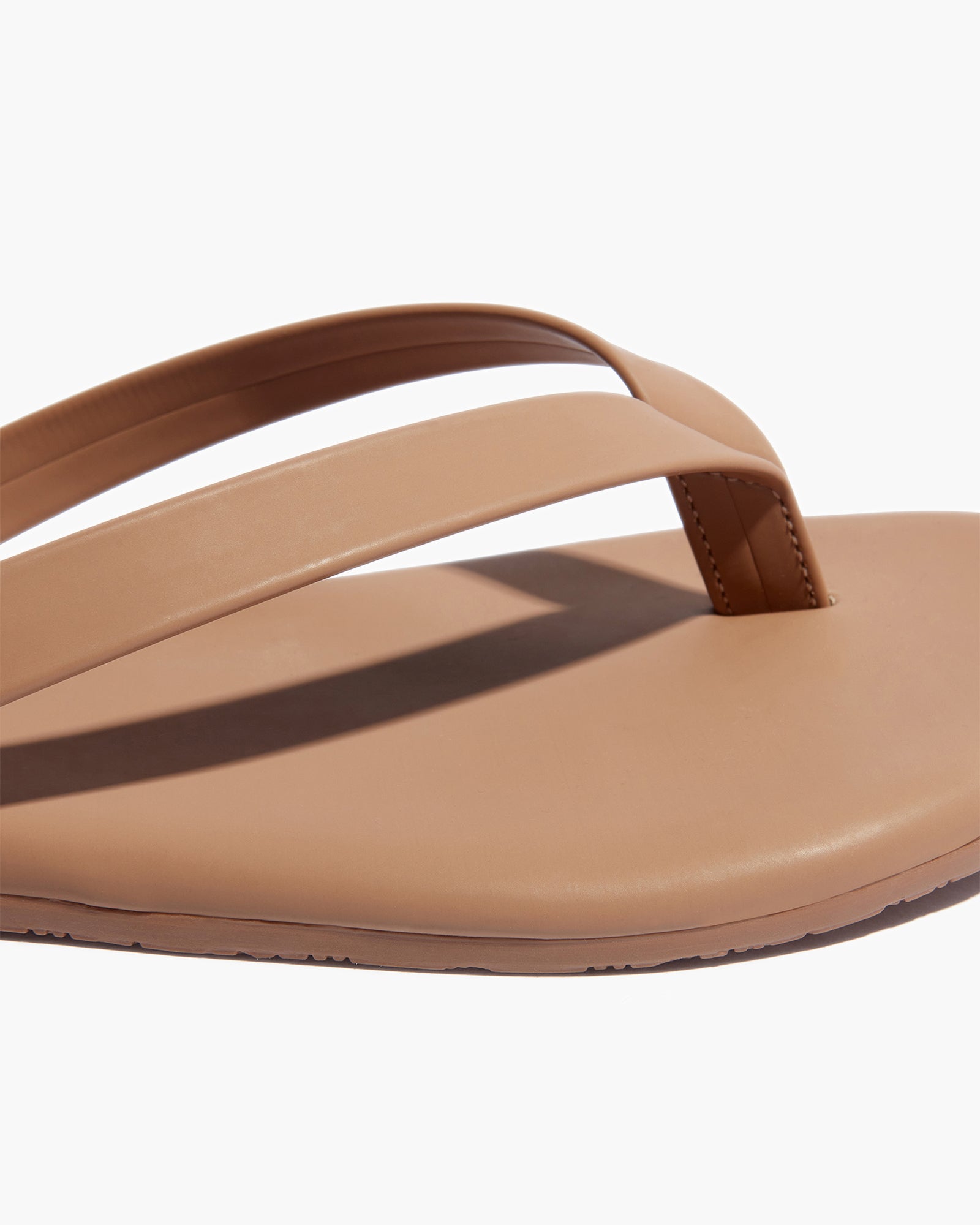 Women's TKEES Boyfriend Vegan Flip Flops Brown | 89435WGVL