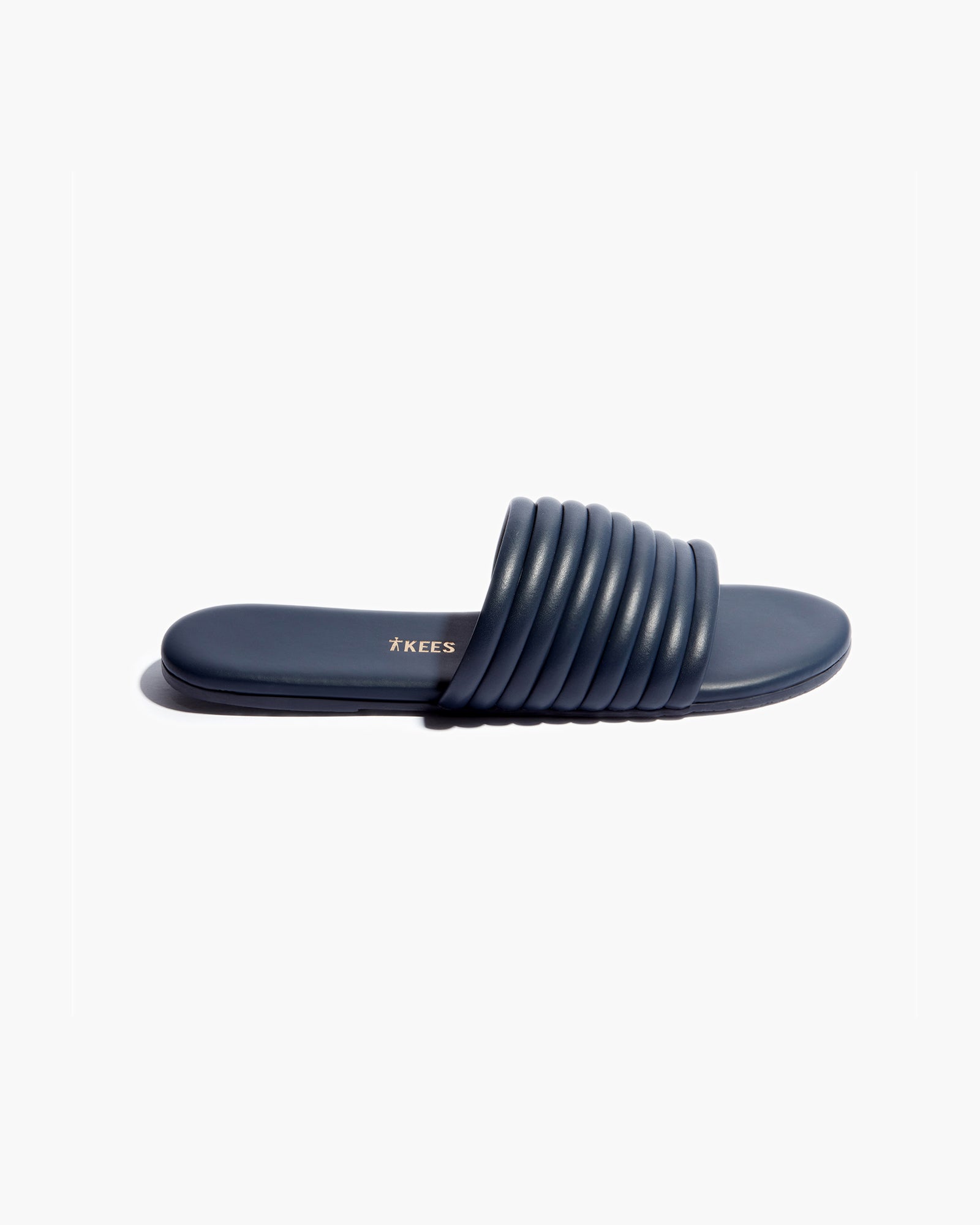 Women's TKEES Caro Slides Blue | 60543UIEB