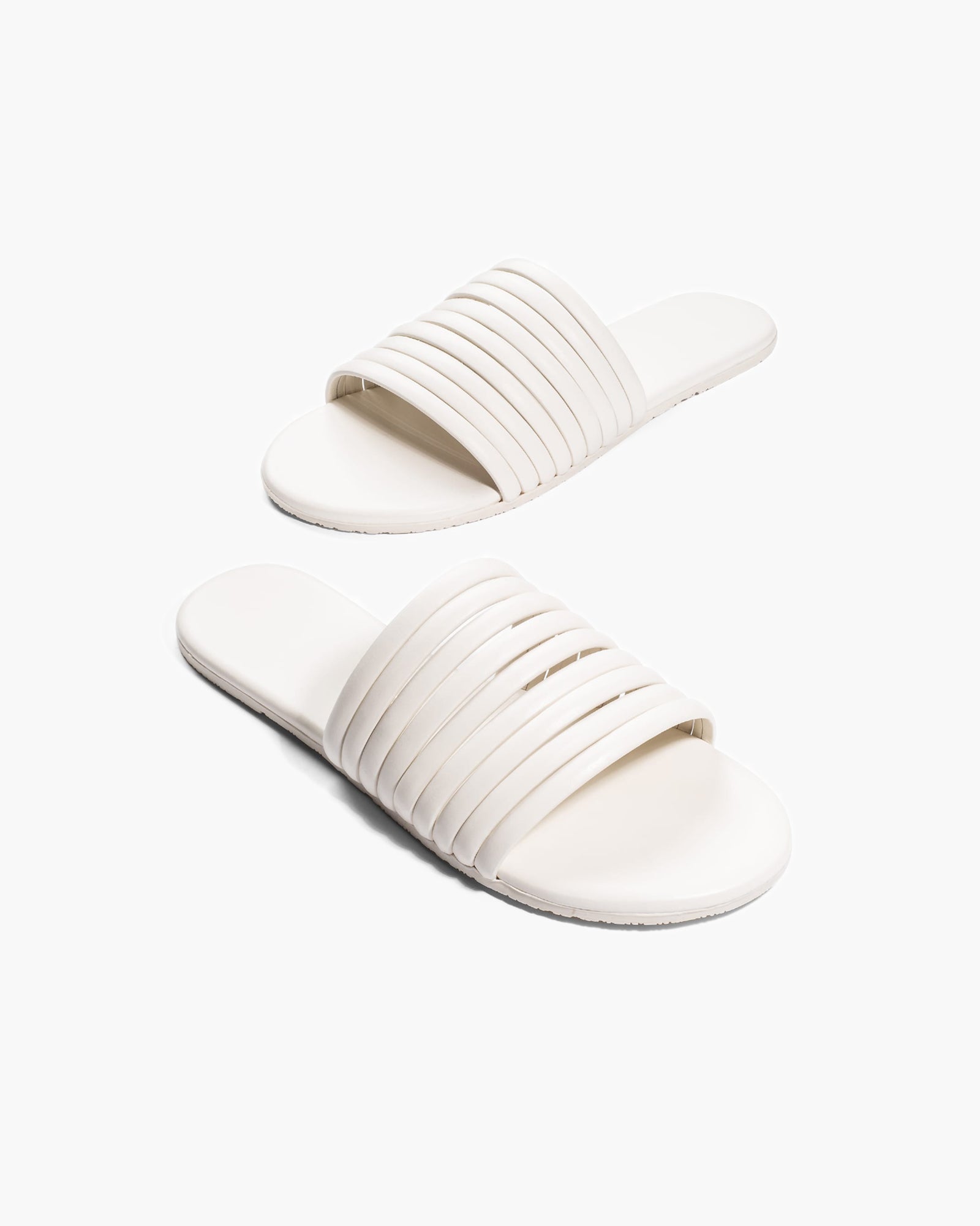 Women's TKEES Caro Slides Cream | 70321GITU