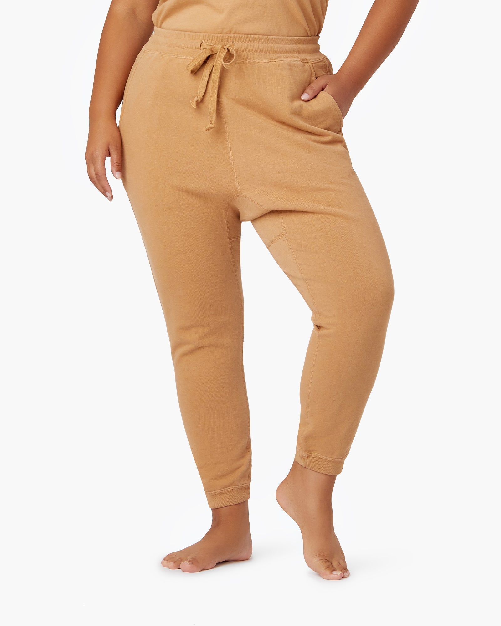 Women's TKEES Core Jogger Brown | 09128EGHM