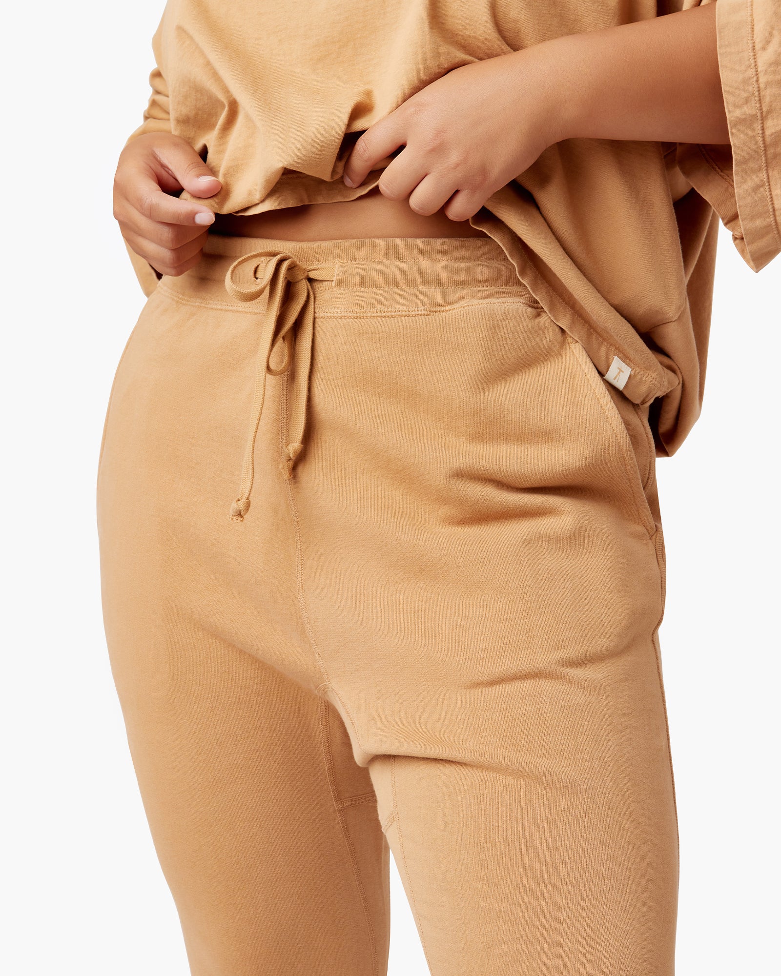 Women's TKEES Core Jogger Brown | 09128EGHM