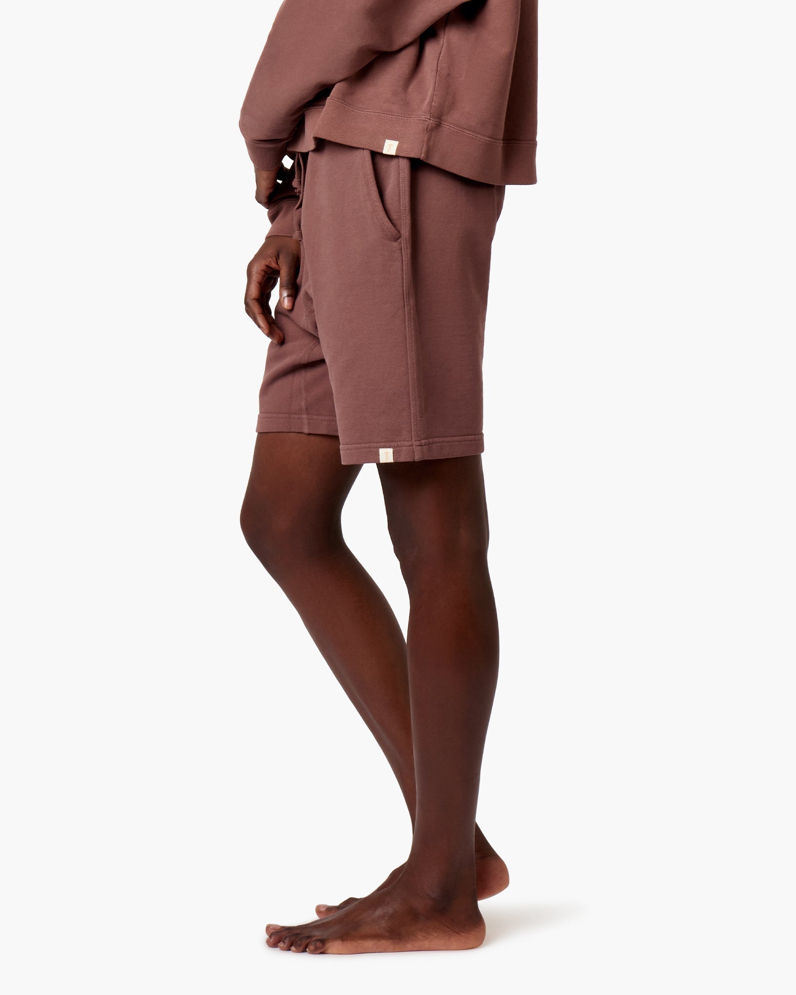 Women's TKEES Core Shorts Brown | 48263HKOW