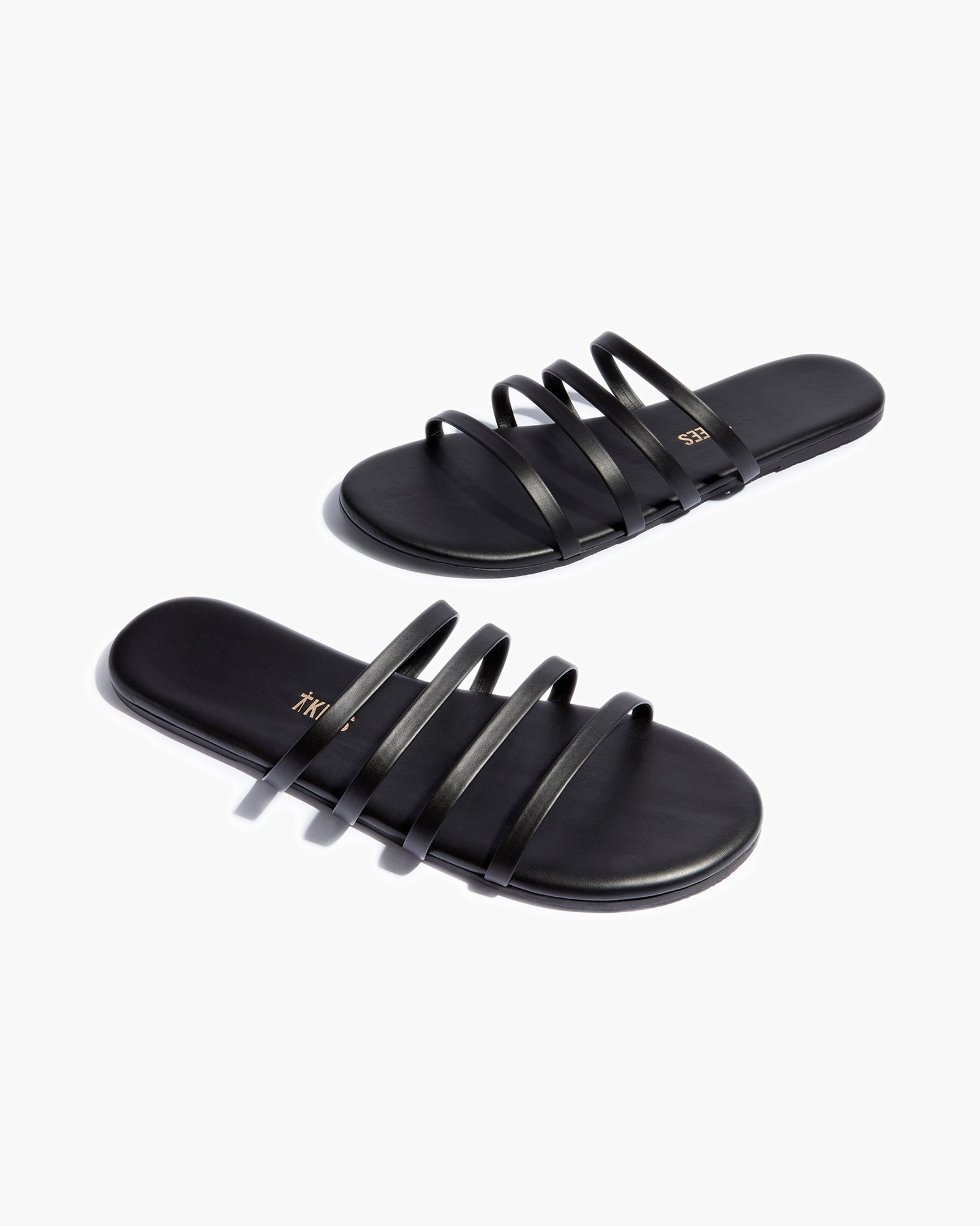 Women's TKEES Emma Sandals Black | 83571LABU