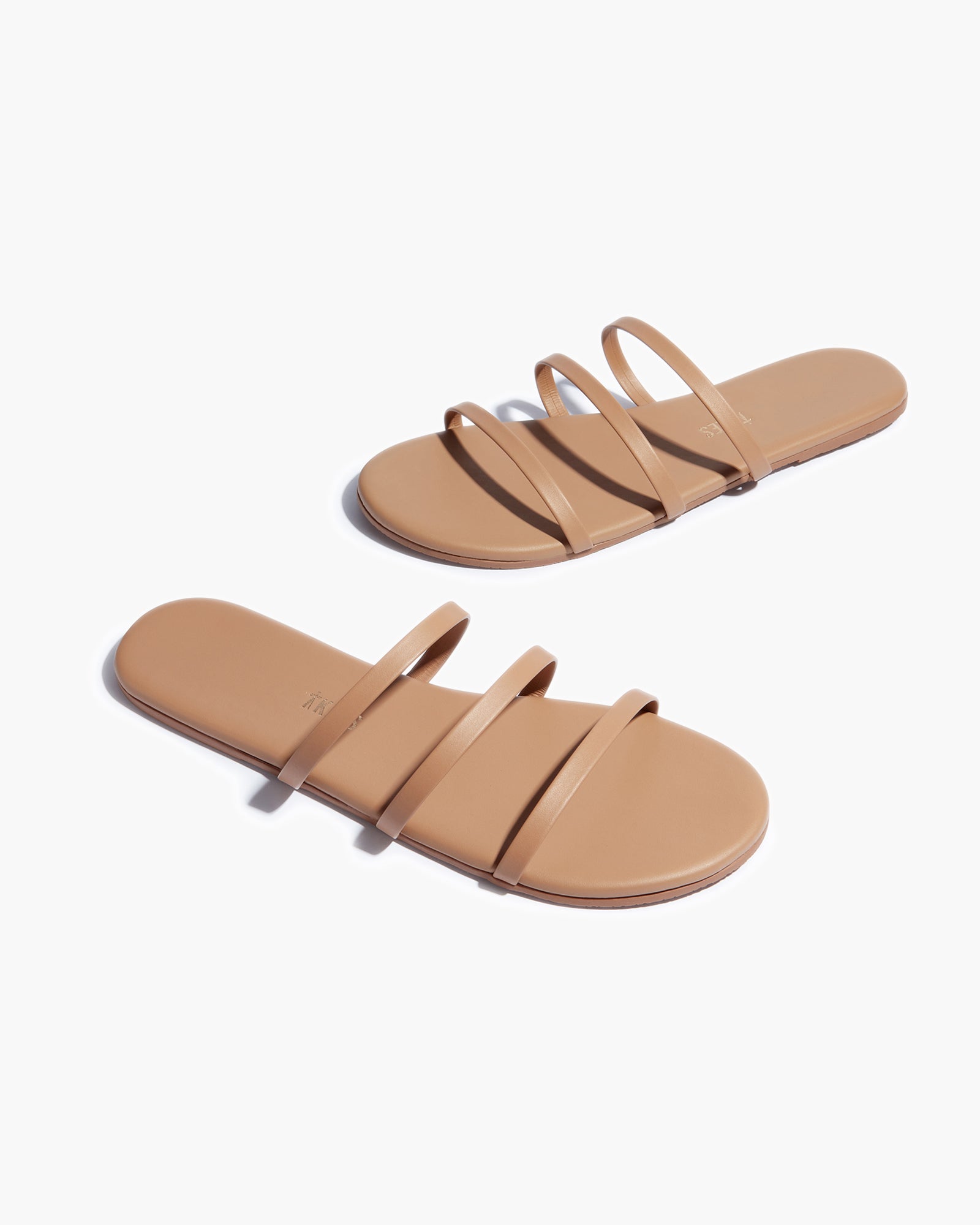 Women's TKEES Emma Sandals Rose Gold | 61340UTLW