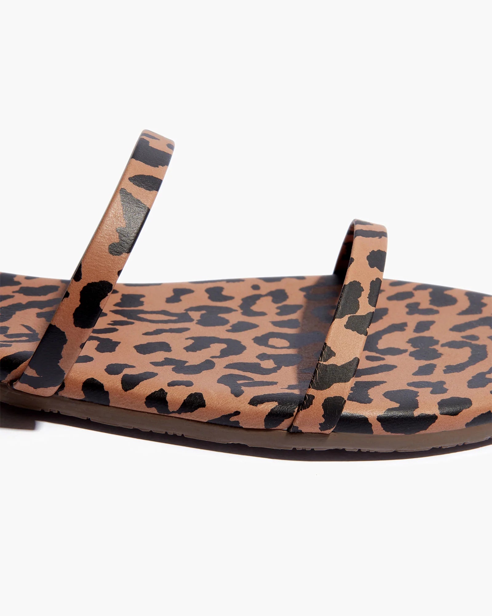 Women's TKEES Gemma Animal Sandals Leopard | 20957EDAP