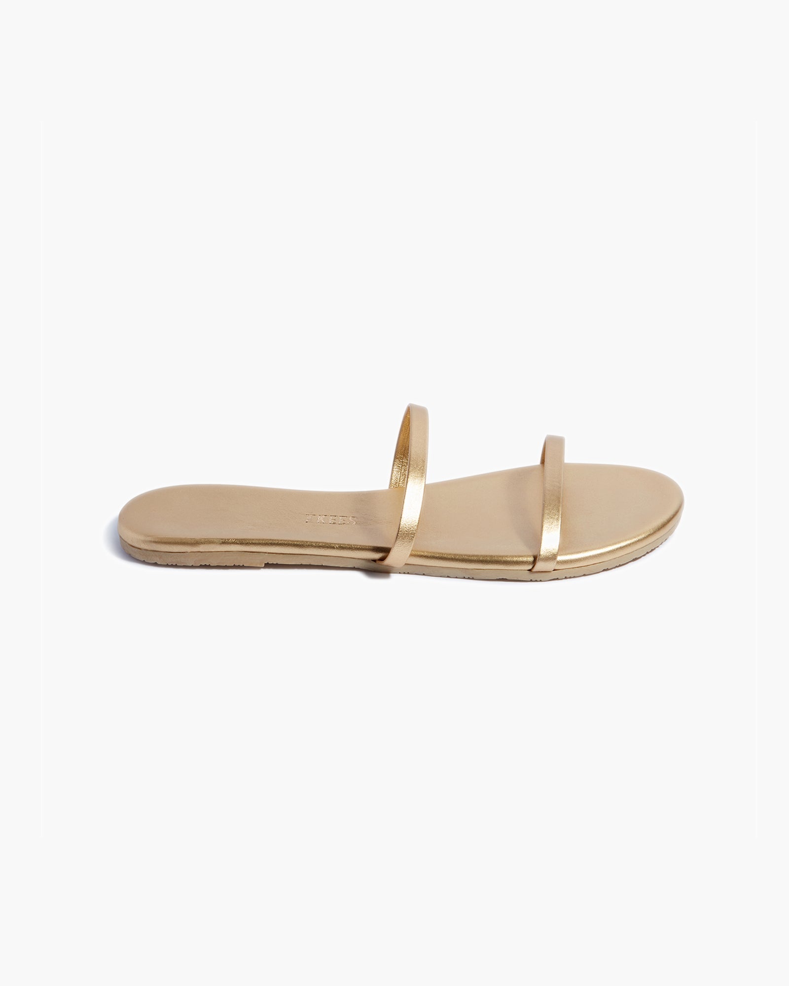 Women's TKEES Gemma Metallics Sandals Gold | 48562DWVT