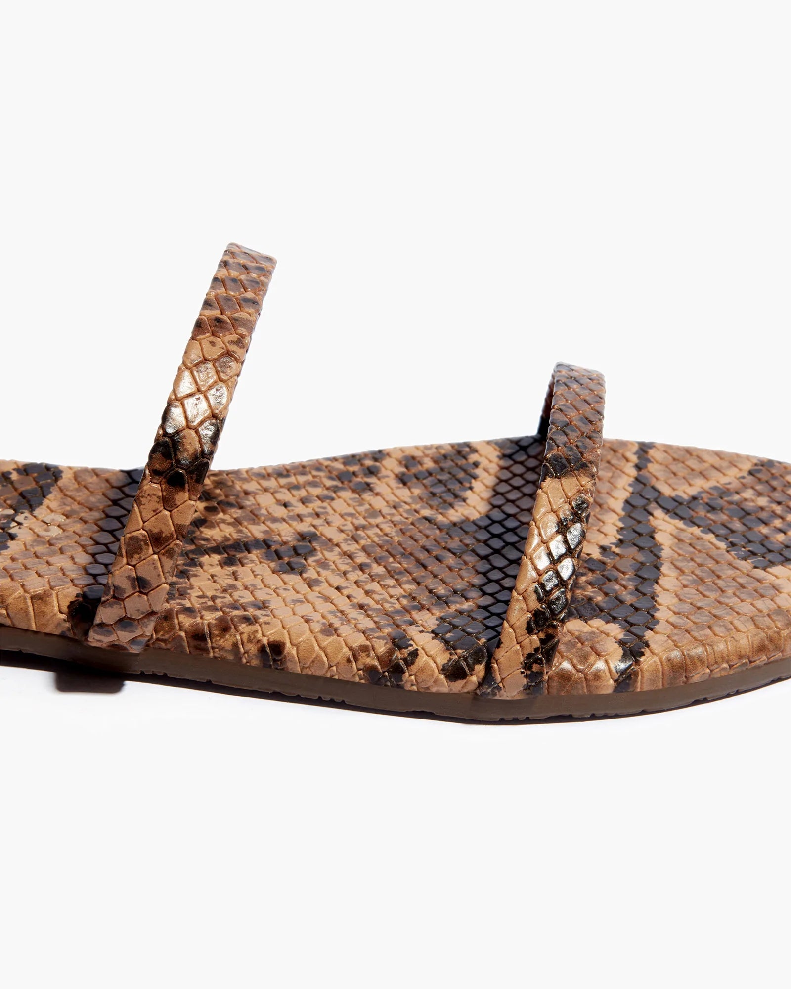 Women's TKEES Gemma Vegan Animal Sandals Snake | 97162CBPR