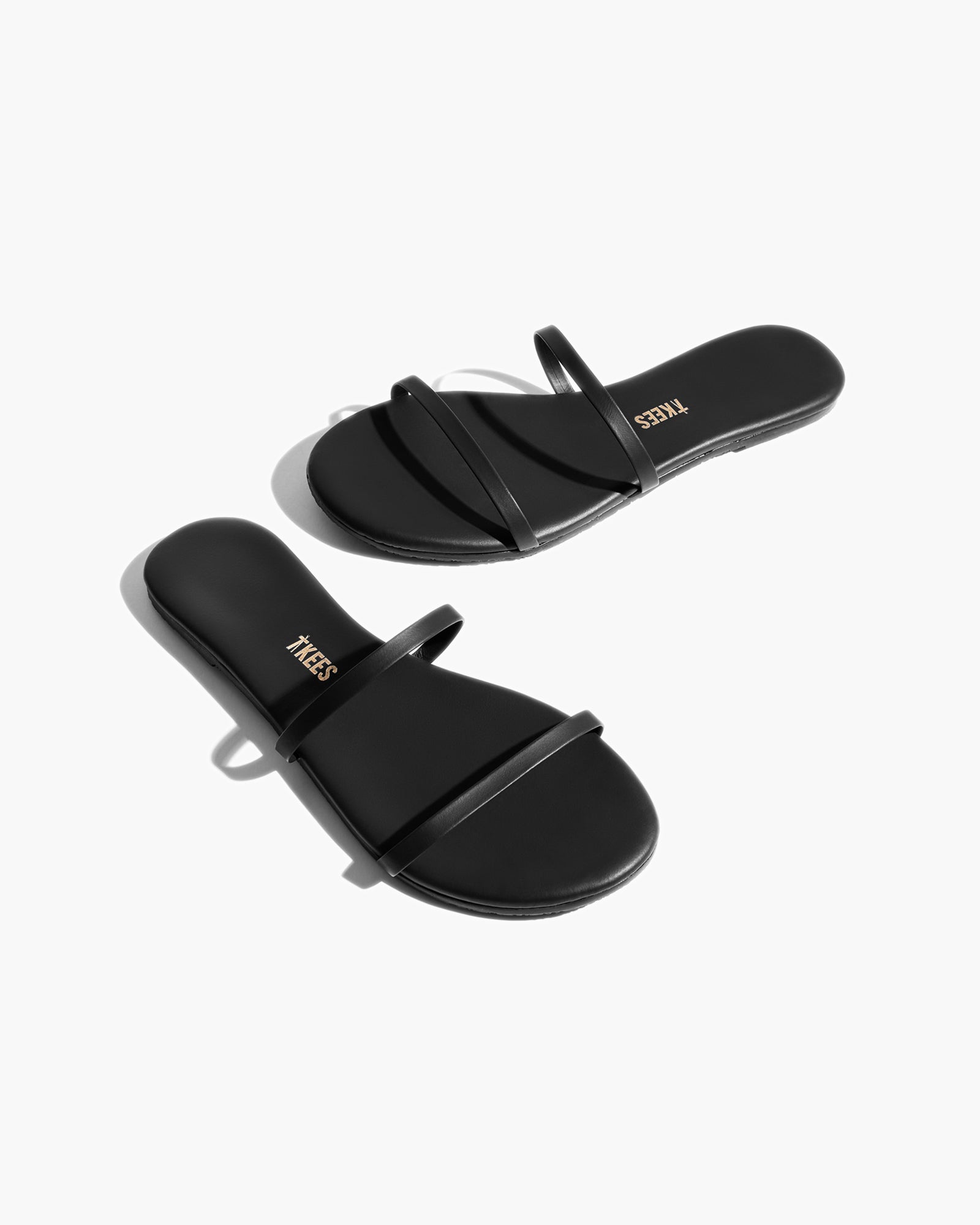 Women's TKEES Gemma Vegan Sandals Black | 31826GUNX