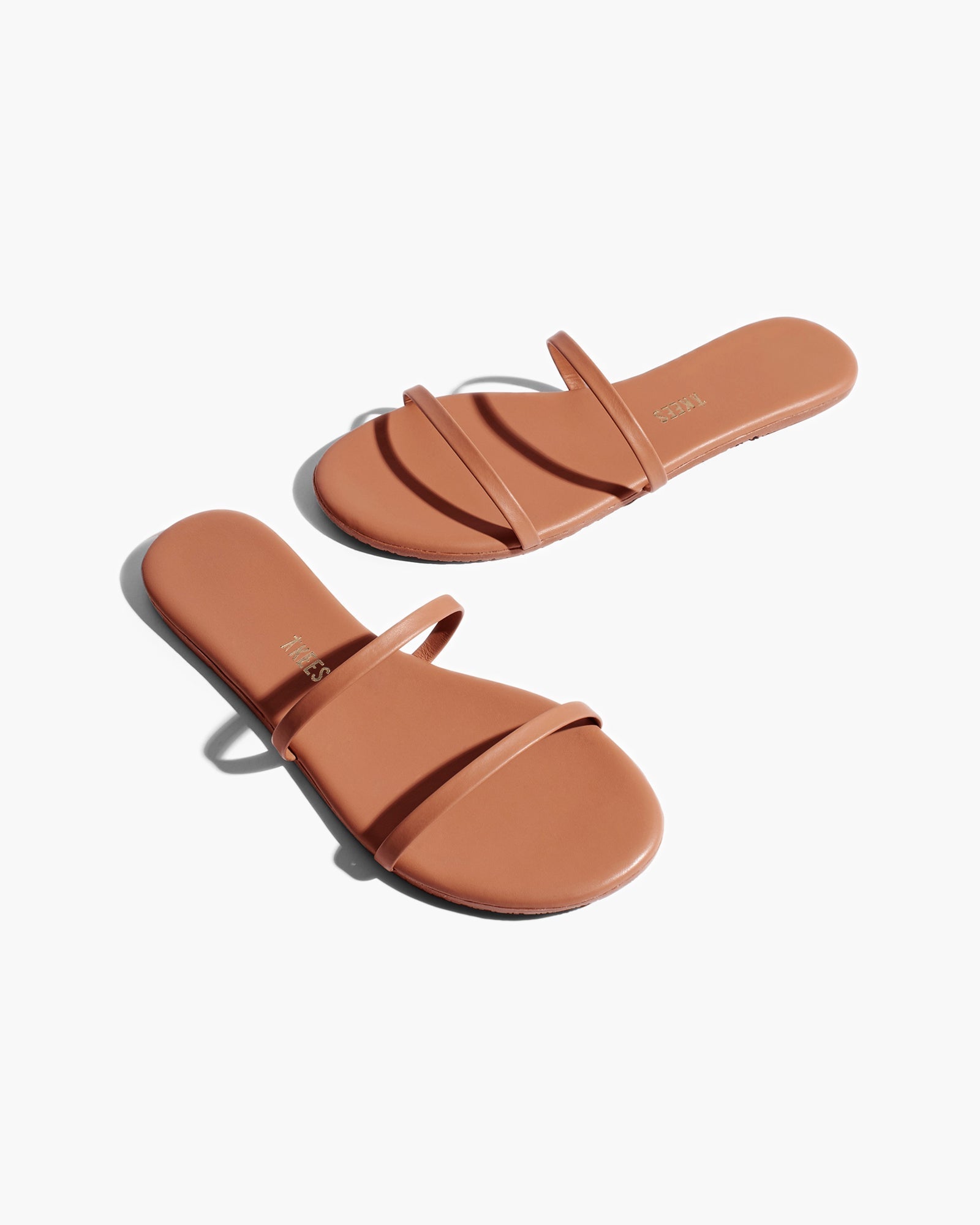 Women's TKEES Gemma Vegan Sandals Brown | 24596FZJI