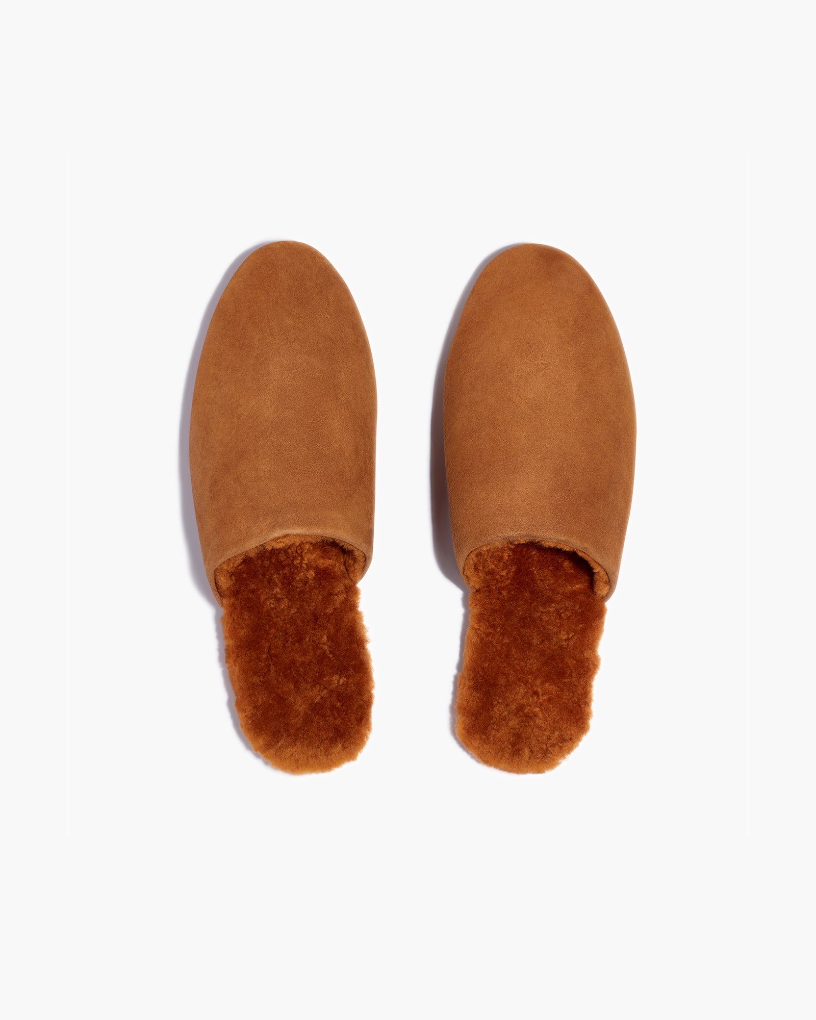 Women\'s TKEES Ines Shearling Slides Brown | 84736KACU