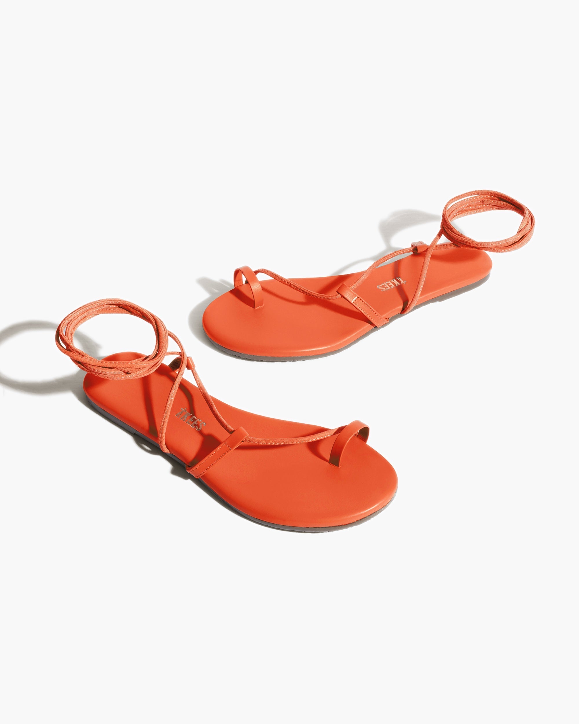 Women's TKEES Jo Pigments Sandals Orange | 23501KCMX