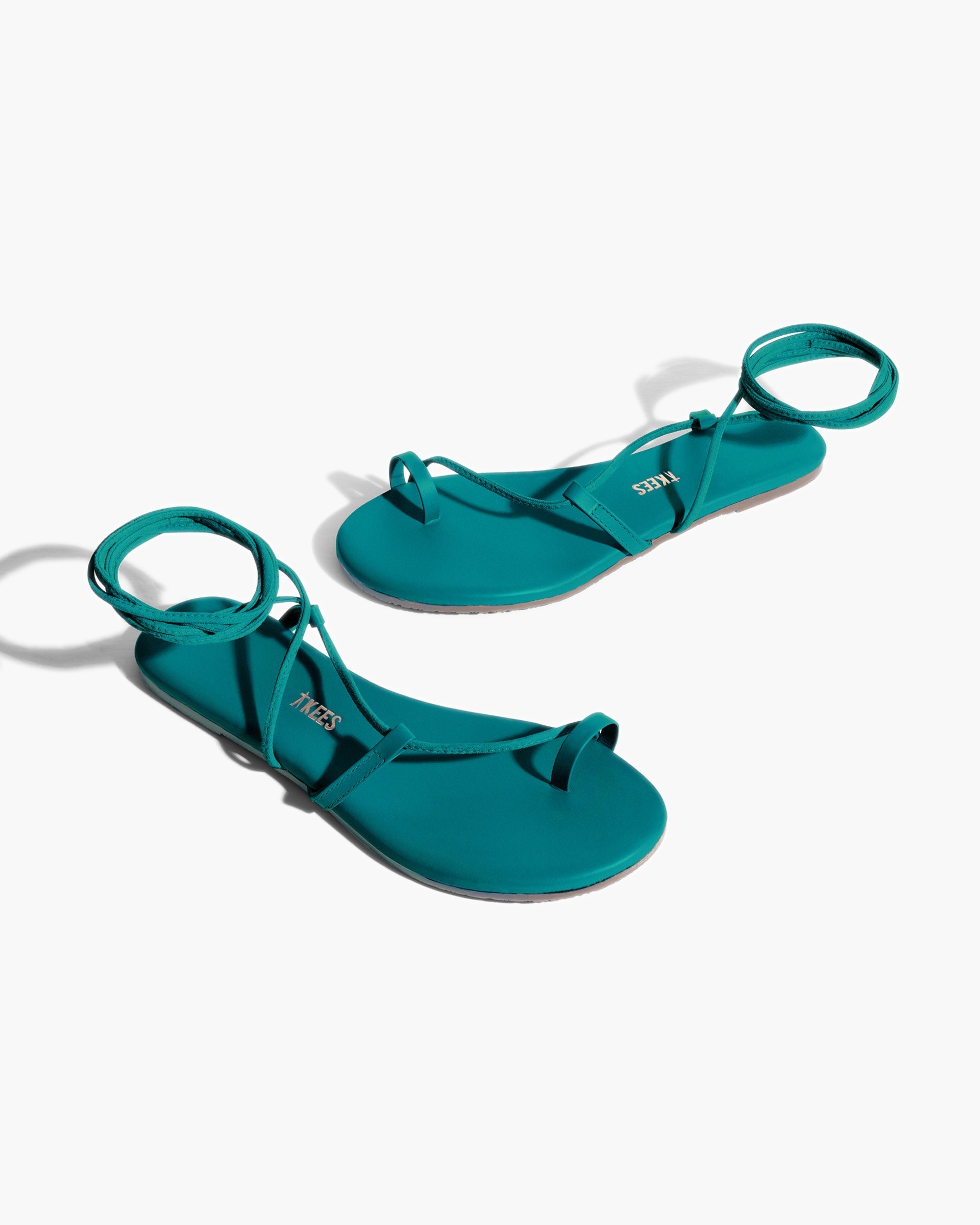 Women's TKEES Jo Pigments Sandals Turquoise | 37856WPAH