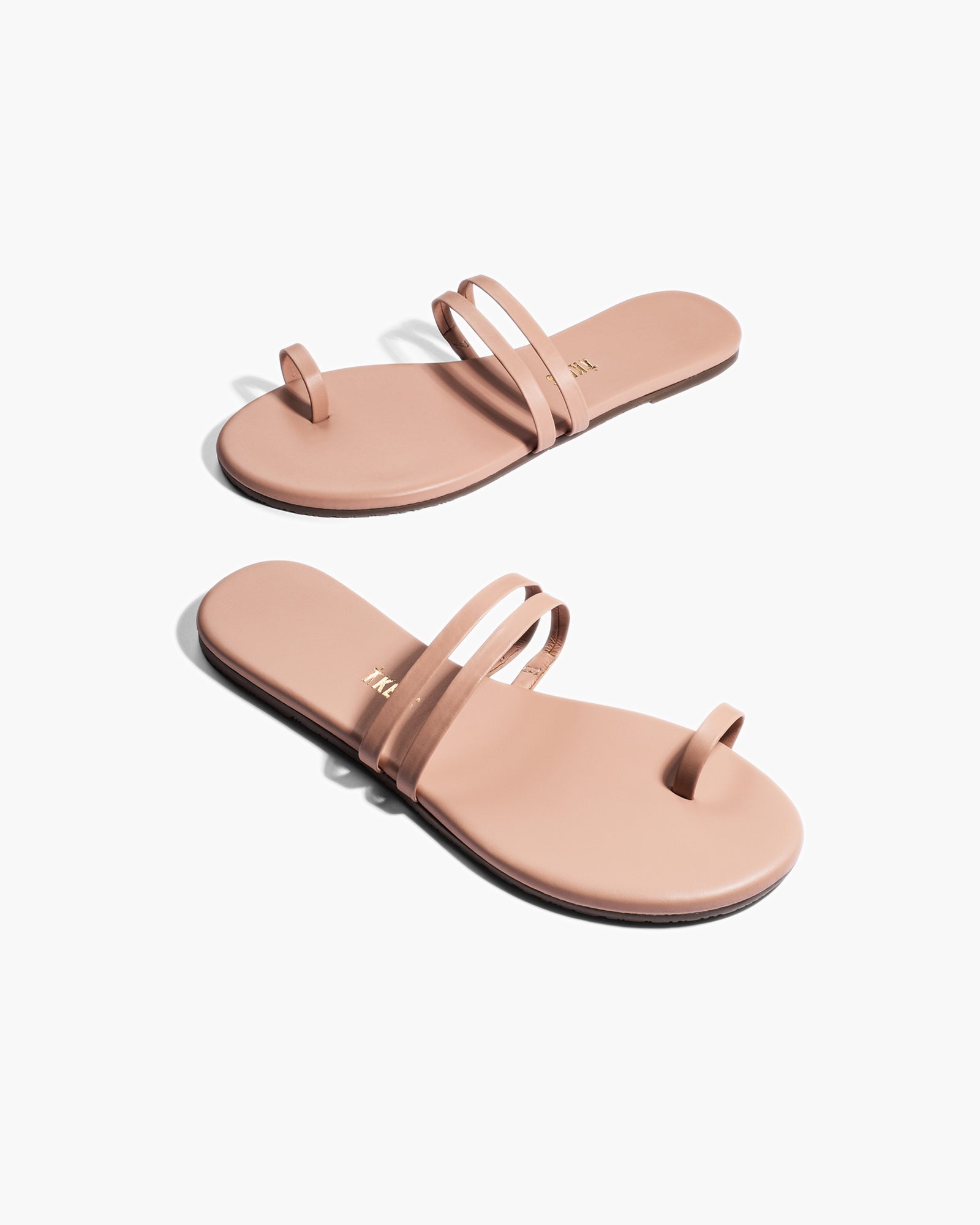 Women's TKEES Leah Sandals Pink | 80642RTUF