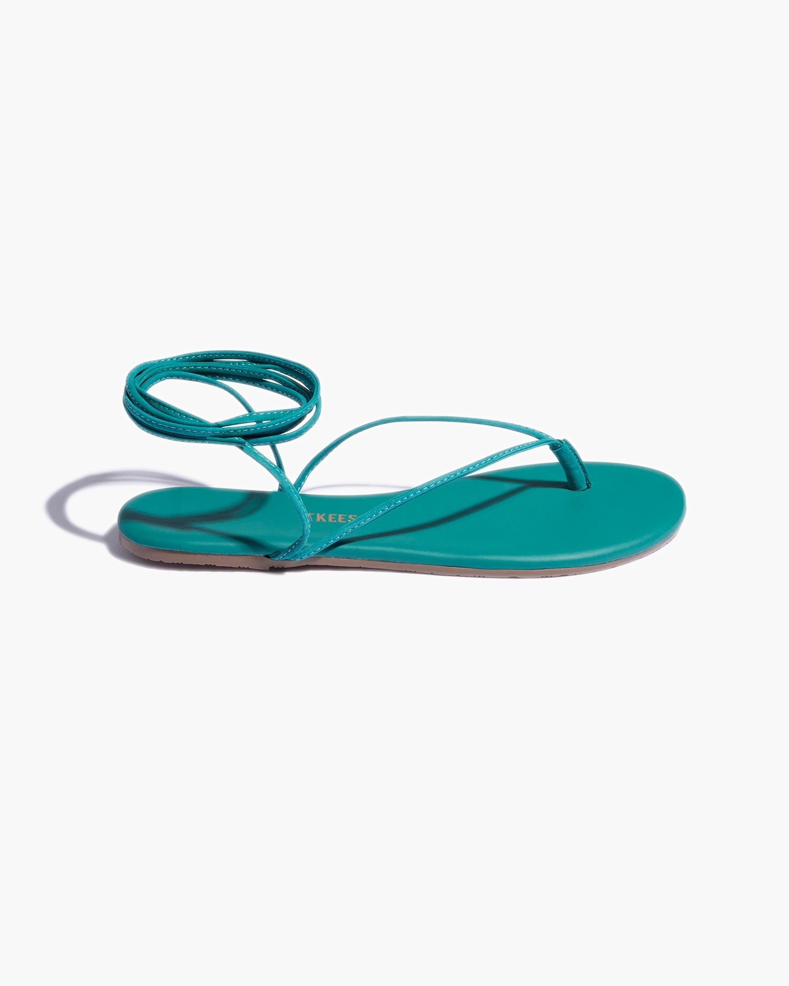 Women's TKEES Lilu Pigments Sandals Turquoise | 12640JEDS