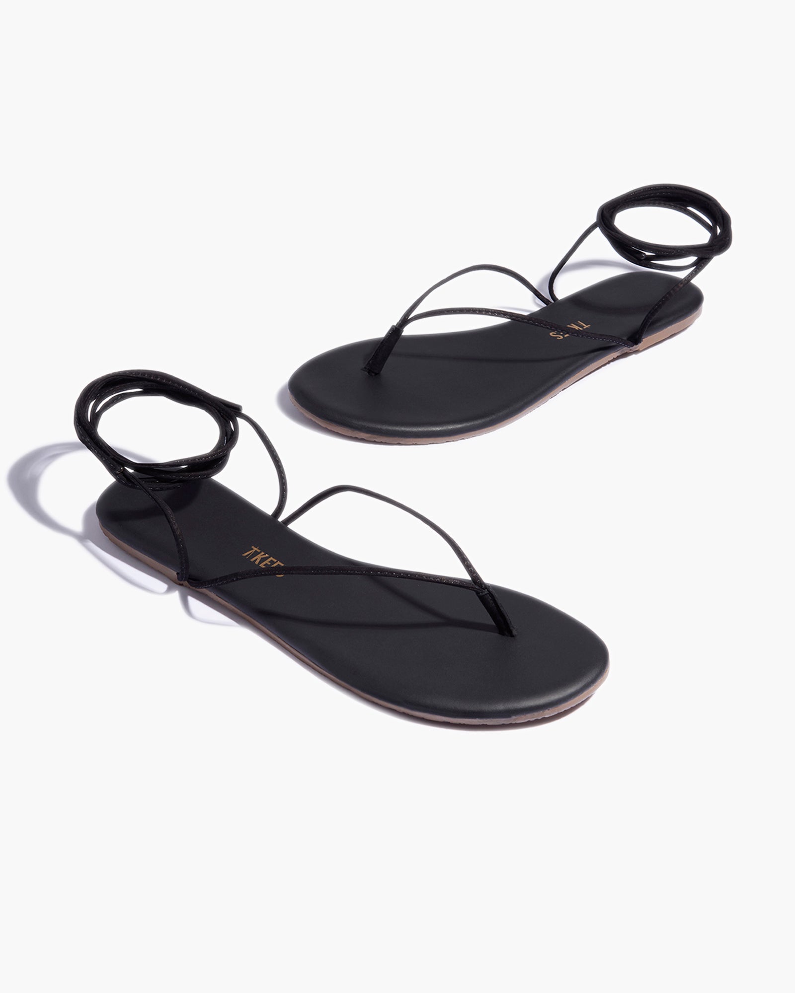 Women's TKEES Lilu Sandals Black | 85760WNSZ