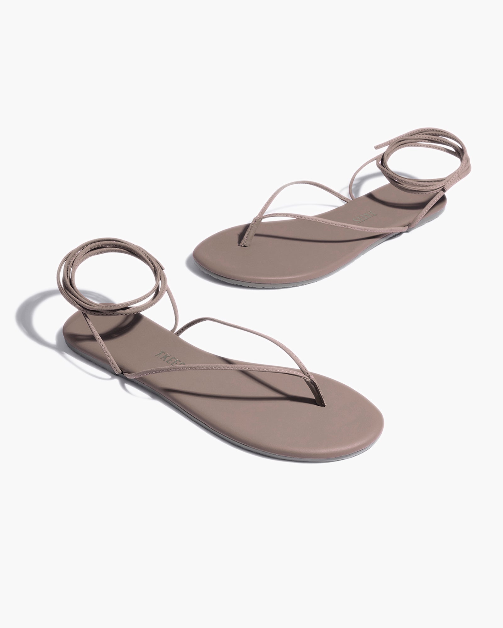 Women's TKEES Lilu Sandals Khaki | 06851SMRT