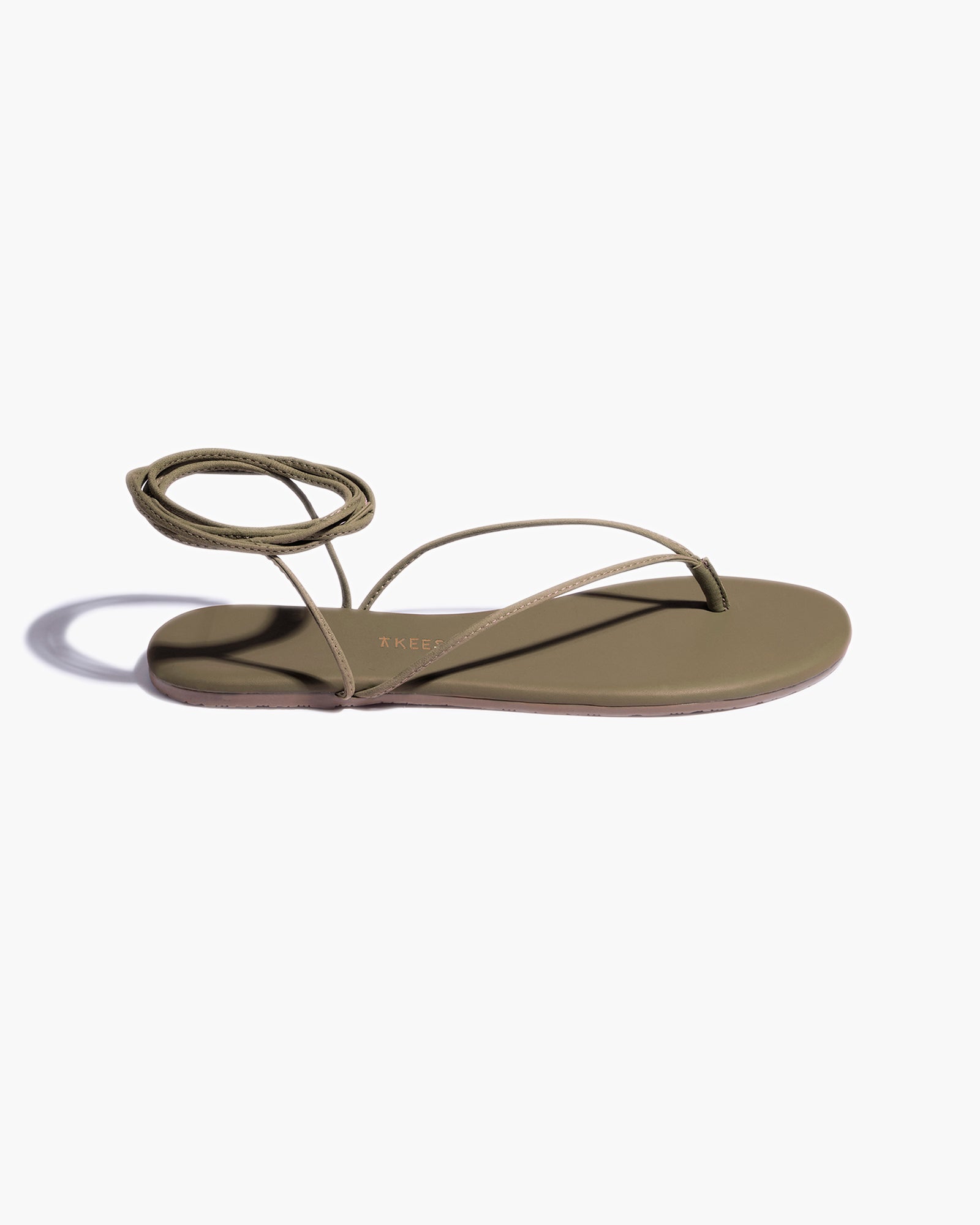 Women's TKEES Lilu Sandals Olive | 75981BPIA