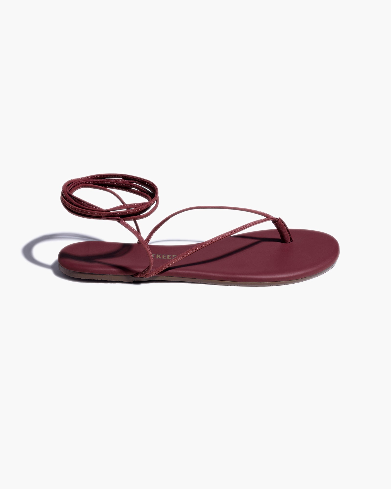 Women's TKEES Lilu Sandals Red | 02183KGDY