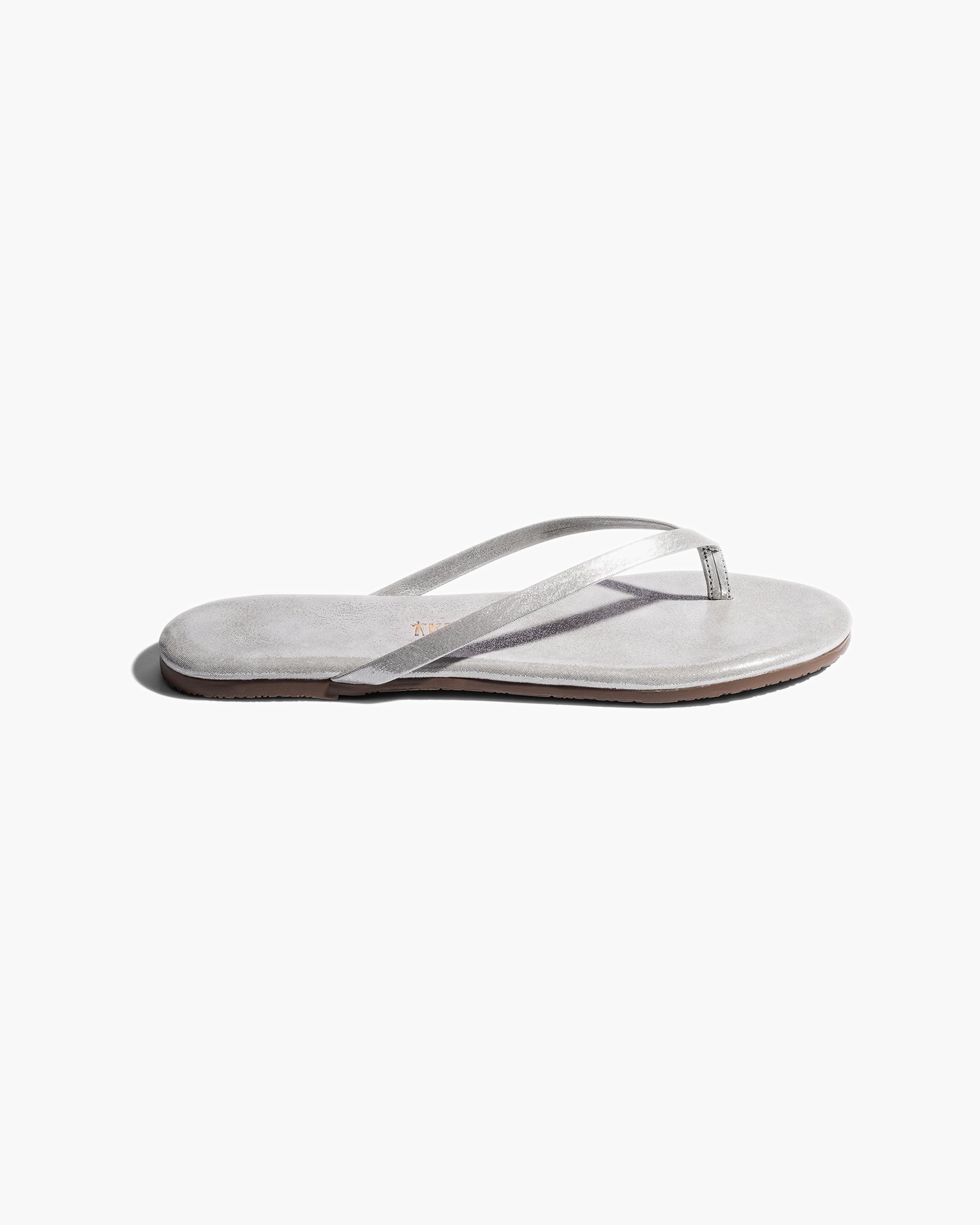 Women's TKEES Lily Glitters Flip Flops White | 15924SRQO