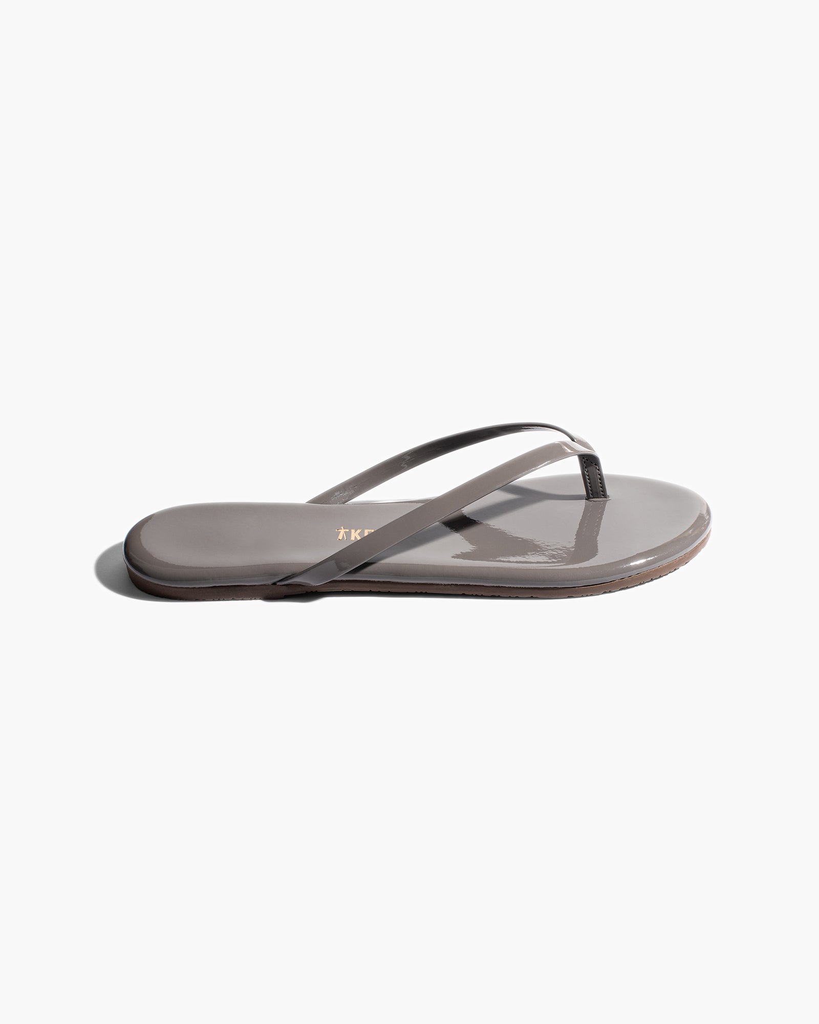 Women's TKEES Lily Glosses Flip Flops Grey | 50973EOTG