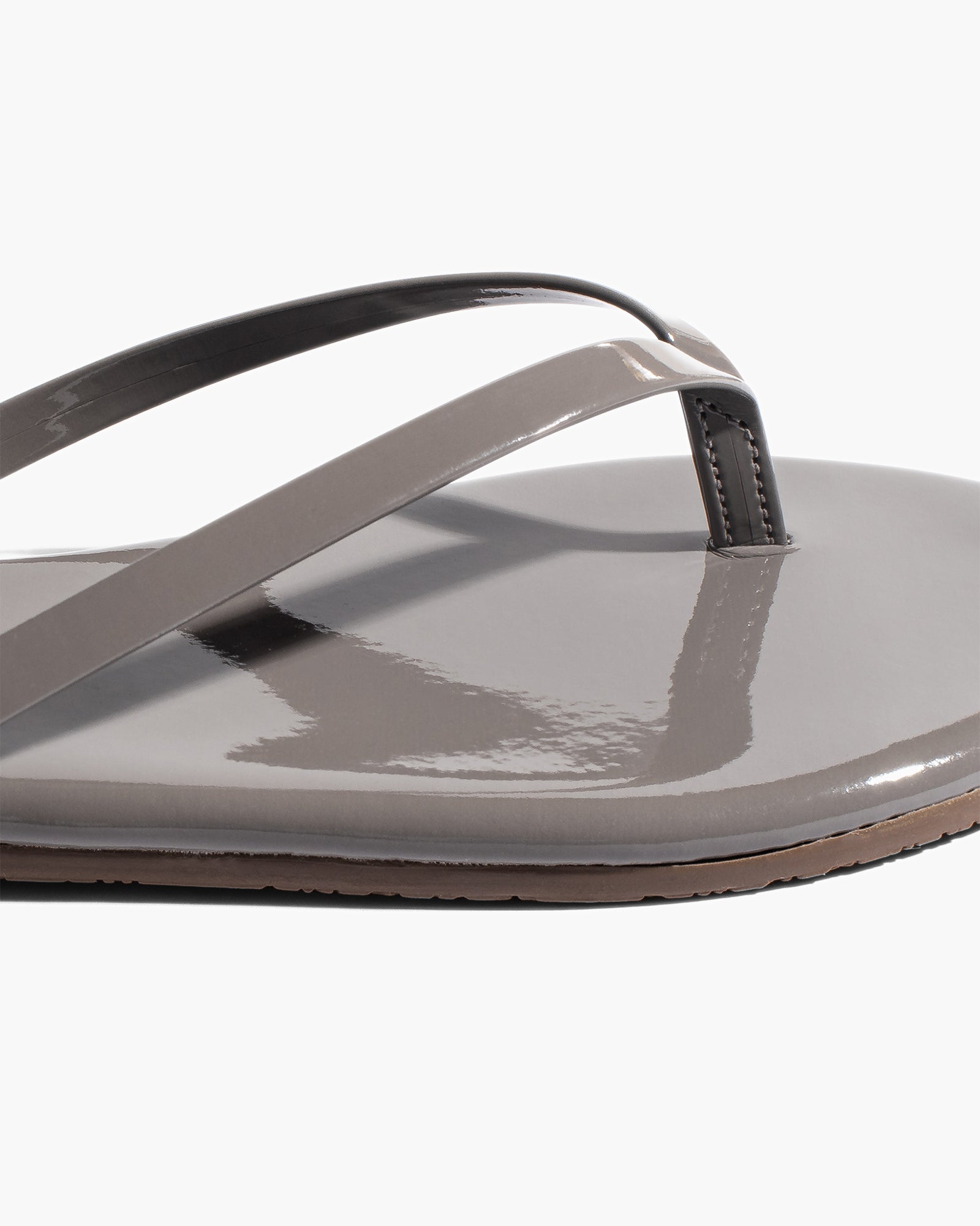 Women's TKEES Lily Glosses Flip Flops Grey | 50973EOTG