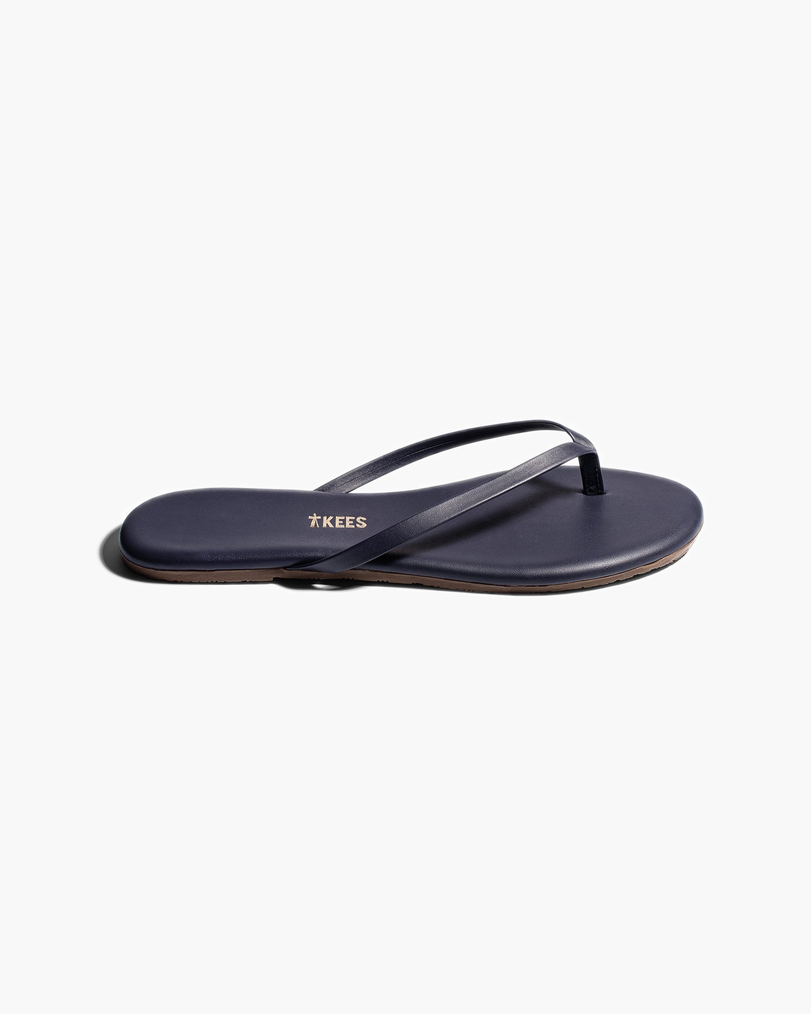 Women's TKEES Lily Liners Flip Flops Black | 41563OSUN