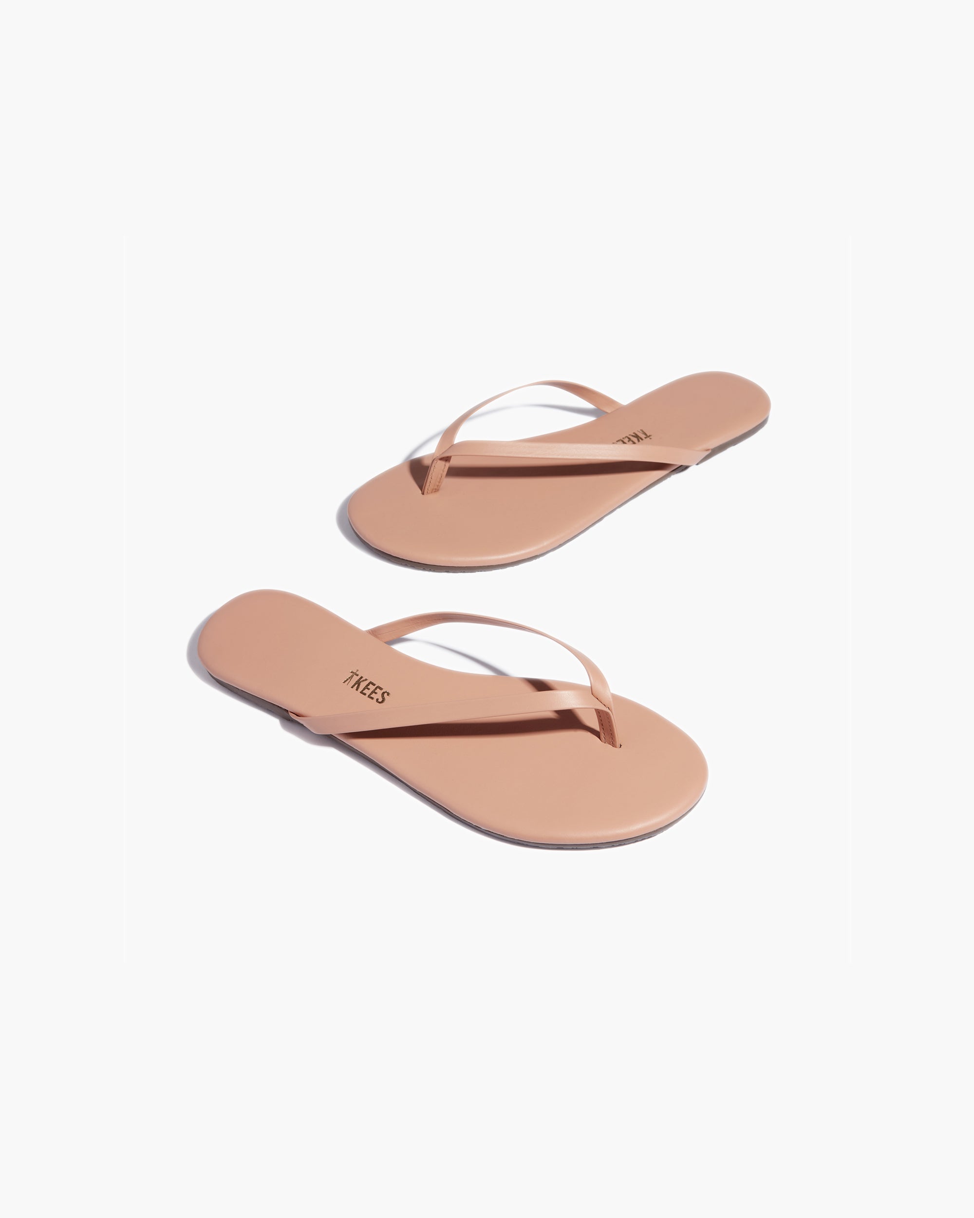 Women's TKEES Lily Nudes Flip Flops Beige | 25601CTEH