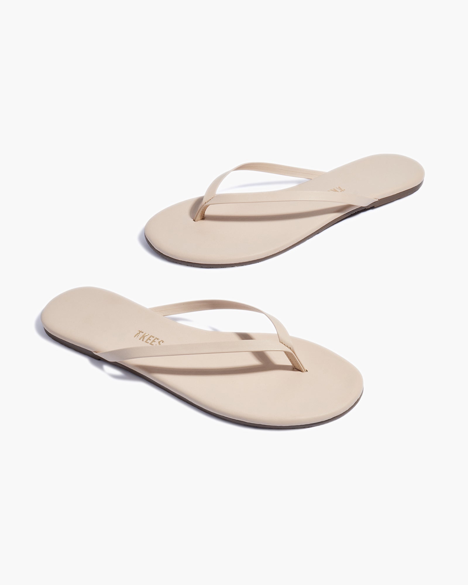 Women's TKEES Lily Nudes Flip Flops Beige | 71594EBTD