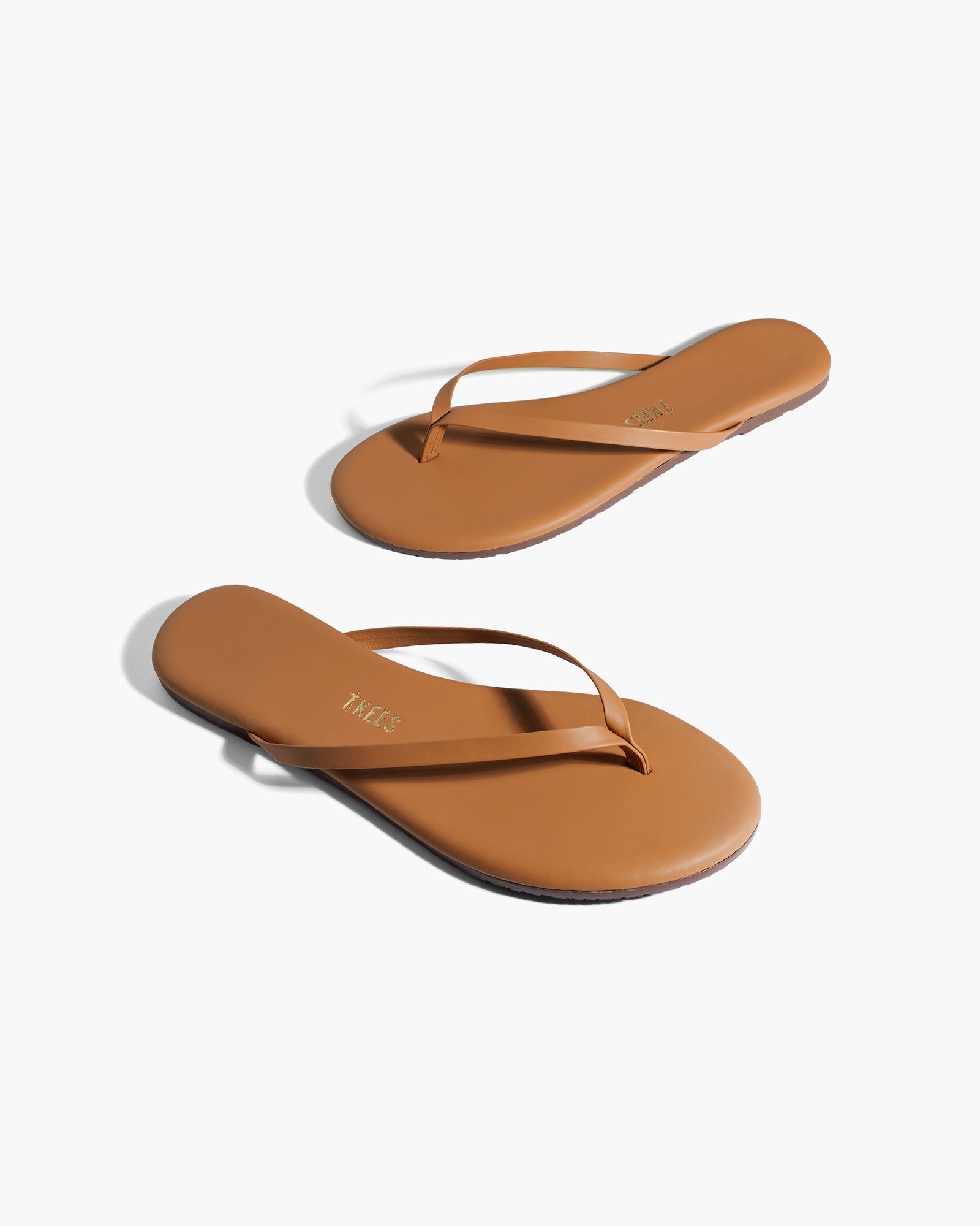 Women's TKEES Lily Nudes Flip Flops Brown | 49638GFIO