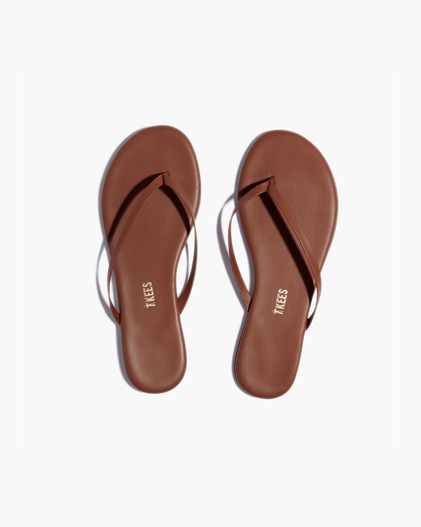 Women's TKEES Lily Nudes Flip Flops Brown | 49638GFIO