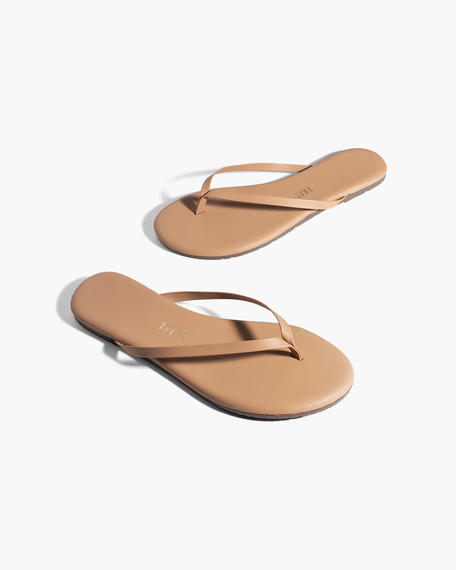 Women's TKEES Lily Nudes Flip Flops Pink | 19420PYJB