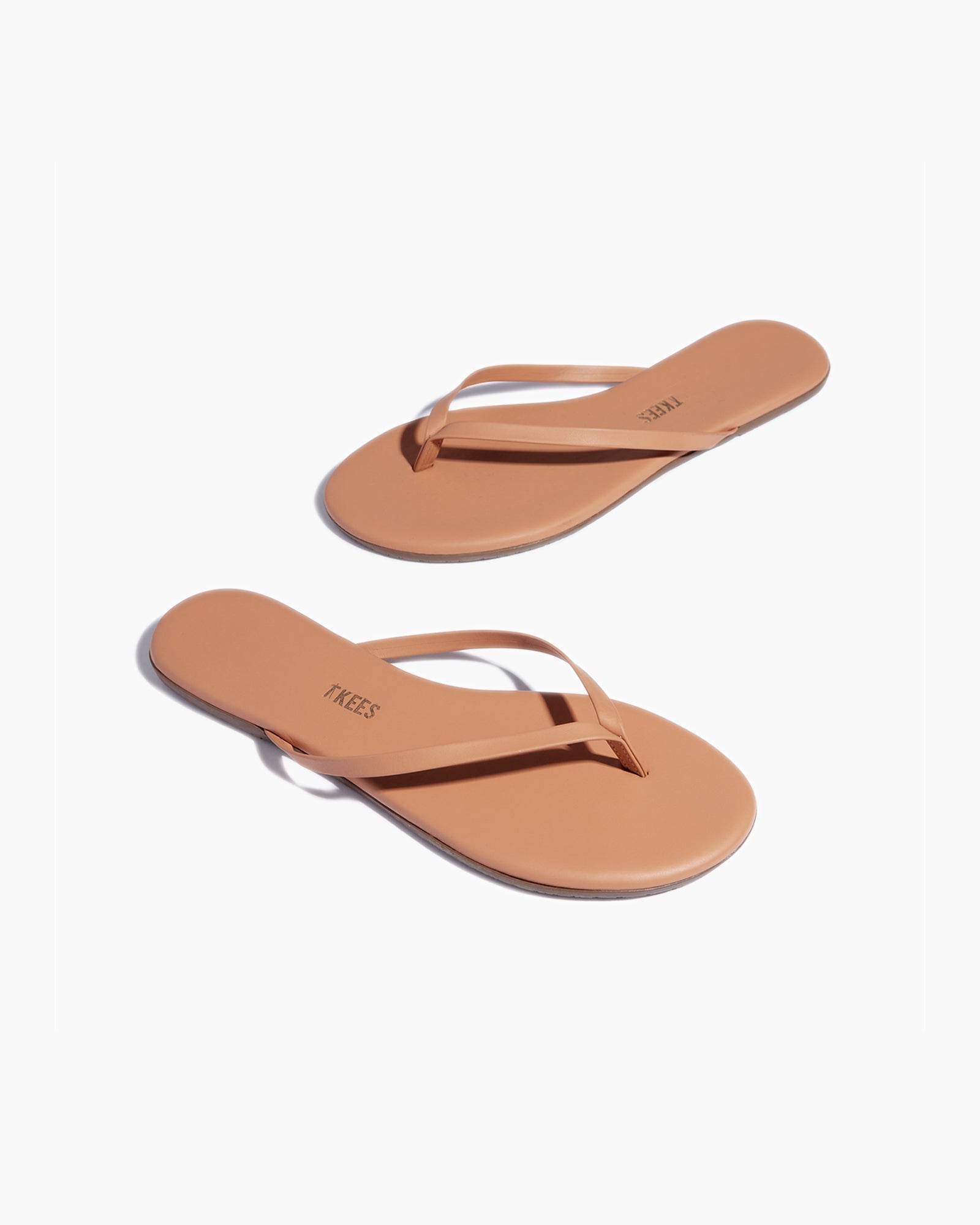 Women's TKEES Lily Nudes Flip Flops Pink | 50732RKMN