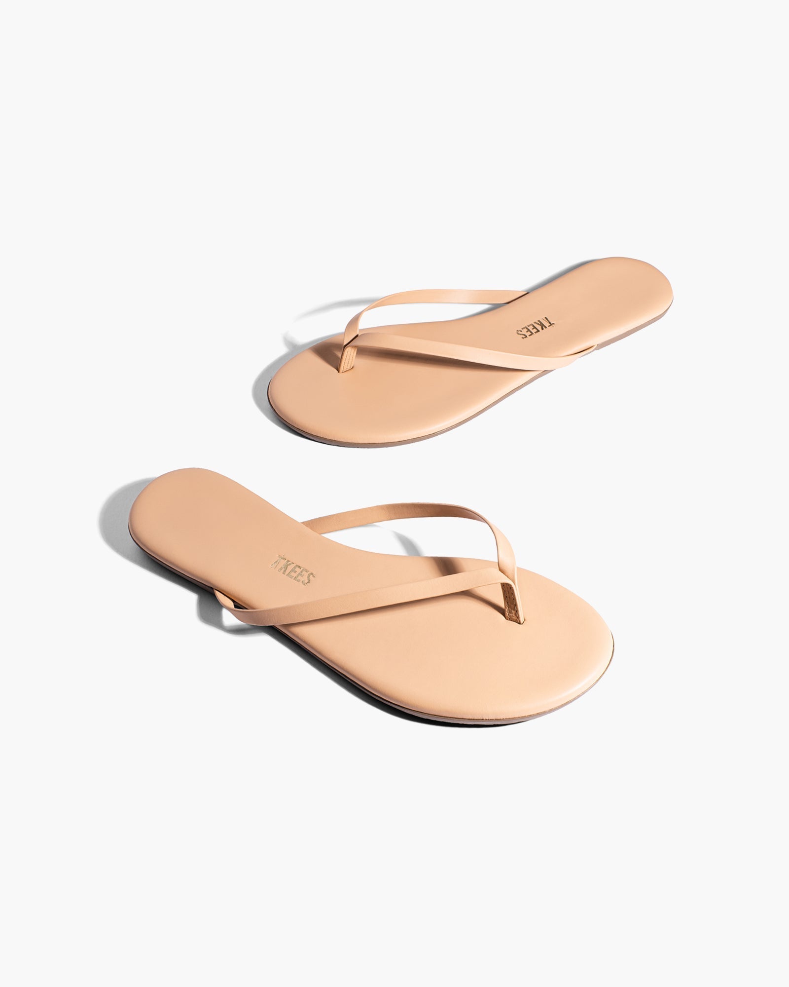 Women's TKEES Lily Nudes Flip Flops Pink | 82061IOAH