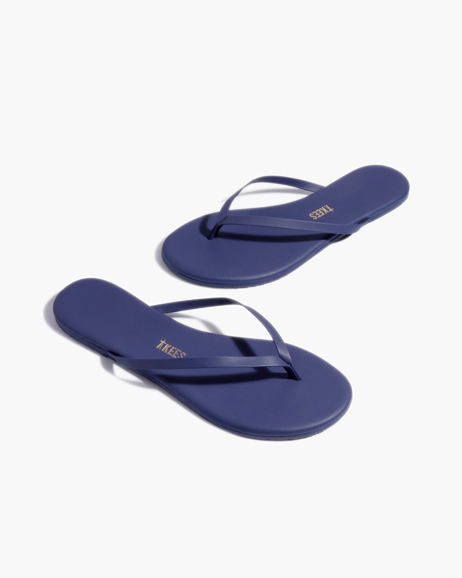 Women's TKEES Lily Pigments Flip Flops Blue | 01857TVWK