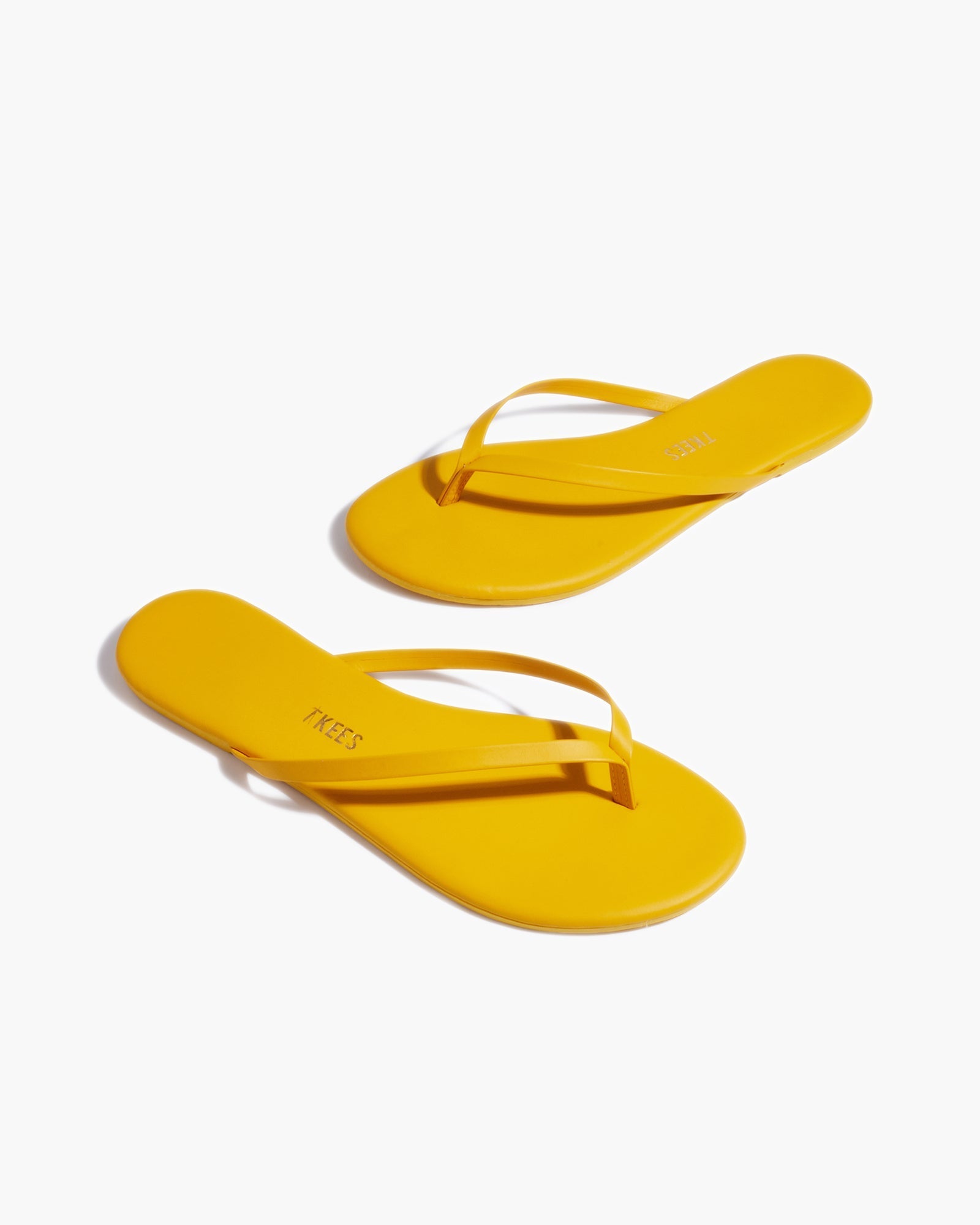 Women's TKEES Lily Pigments Flip Flops Yellow | 51386EVSI