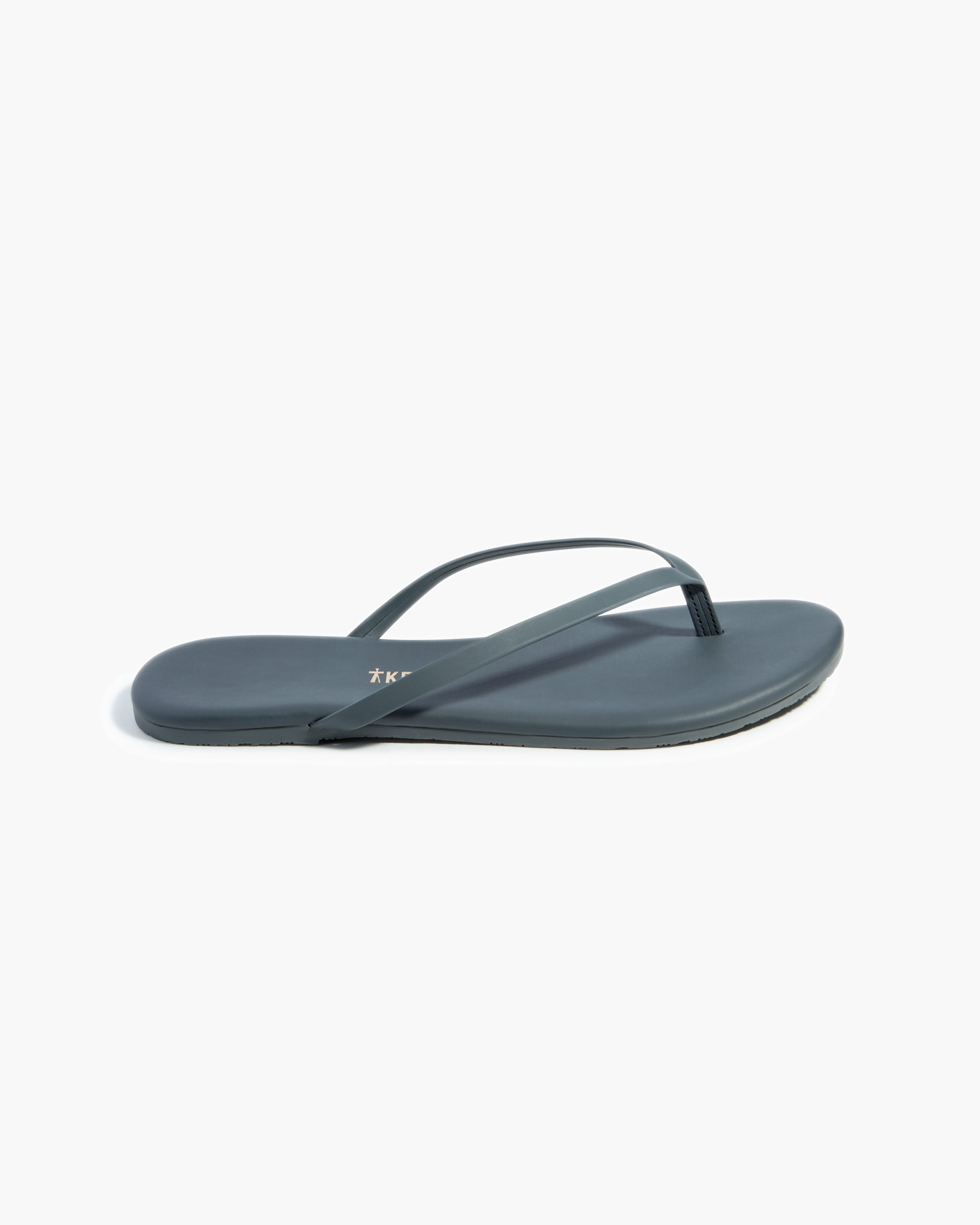 Women's TKEES Lily Vegan Flip Flops Blue | 87102ITNU