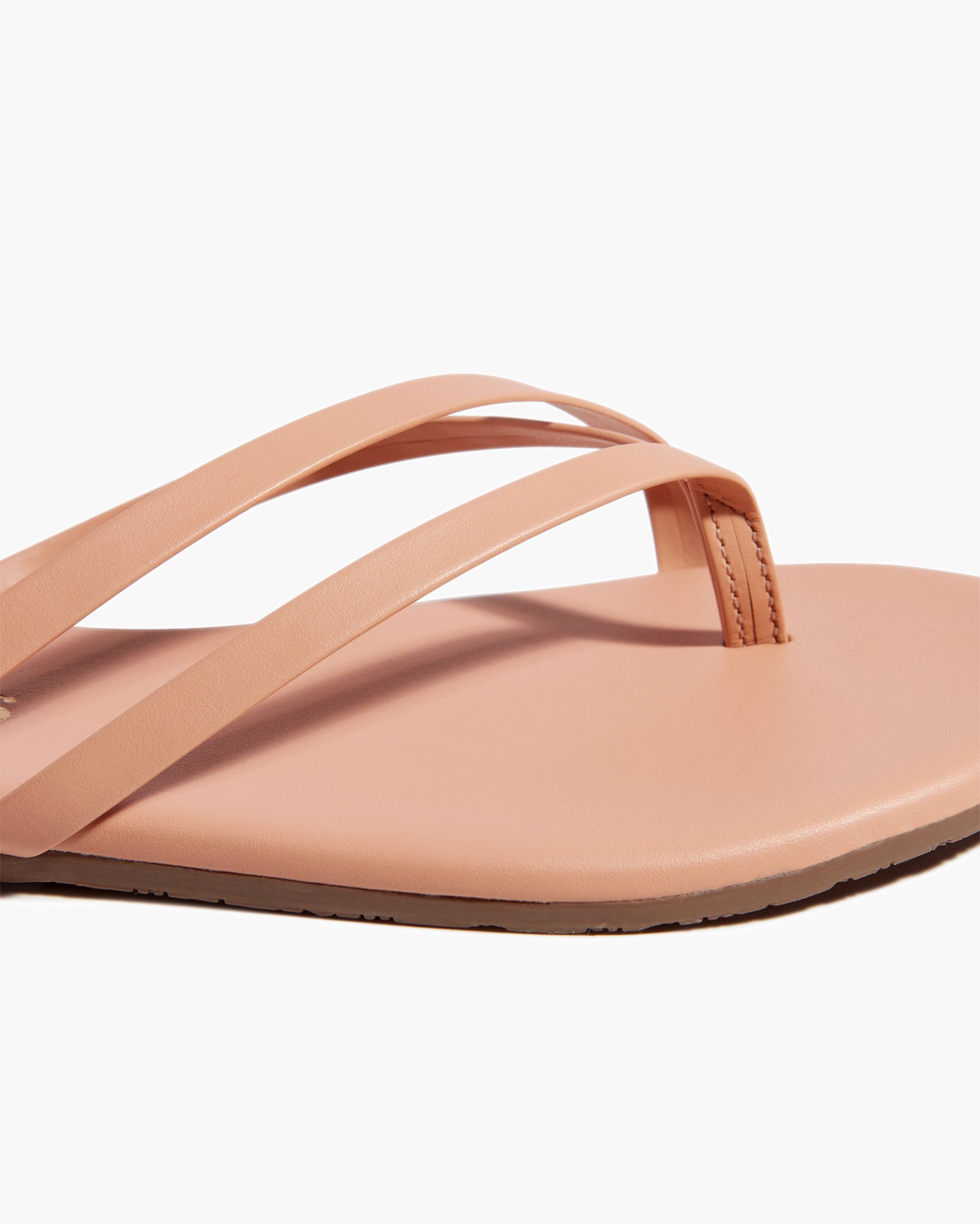 Women's TKEES Liri Flip Flops Beige | 86720UXTD