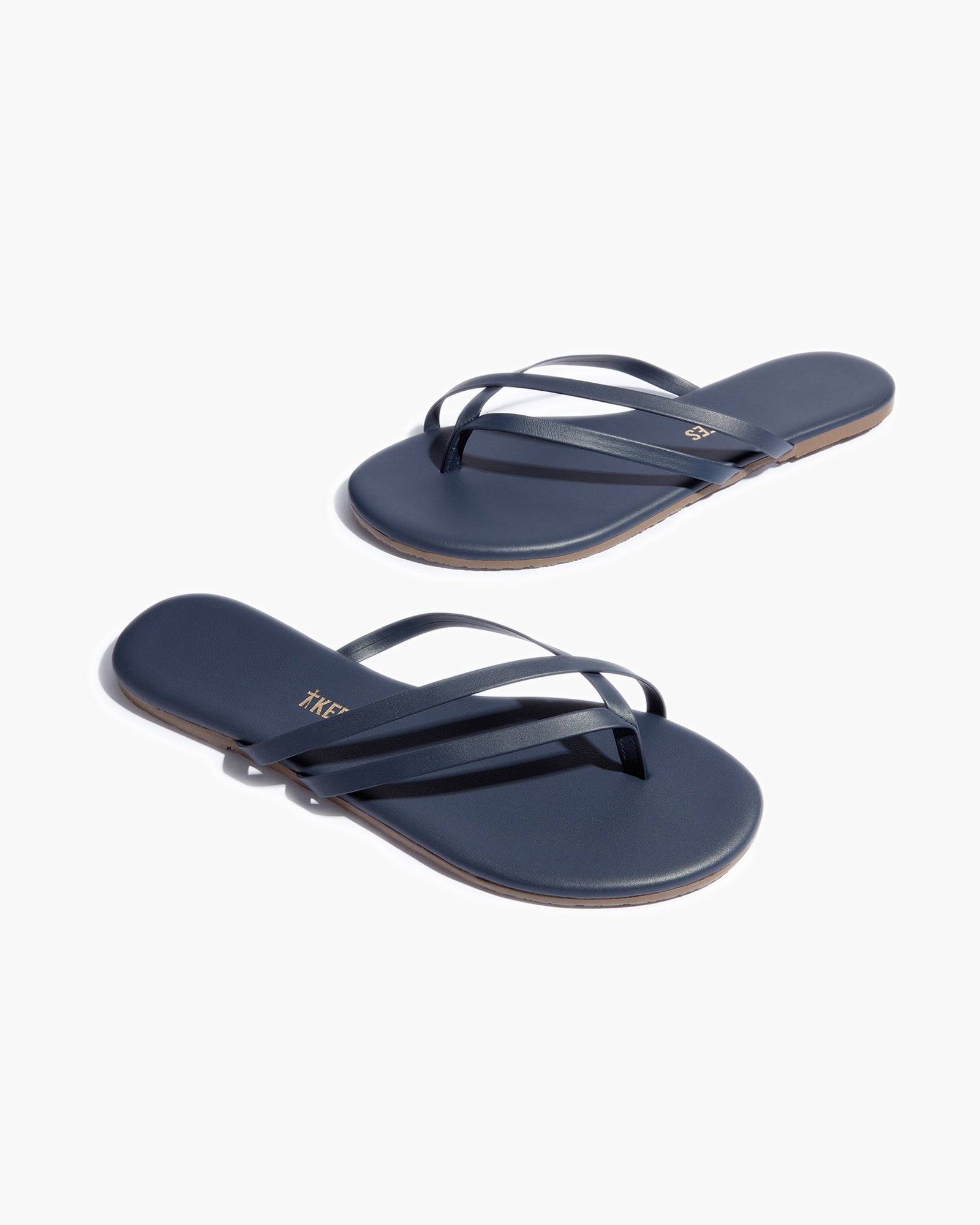 Women's TKEES Liri Flip Flops Black | 45782UAYH