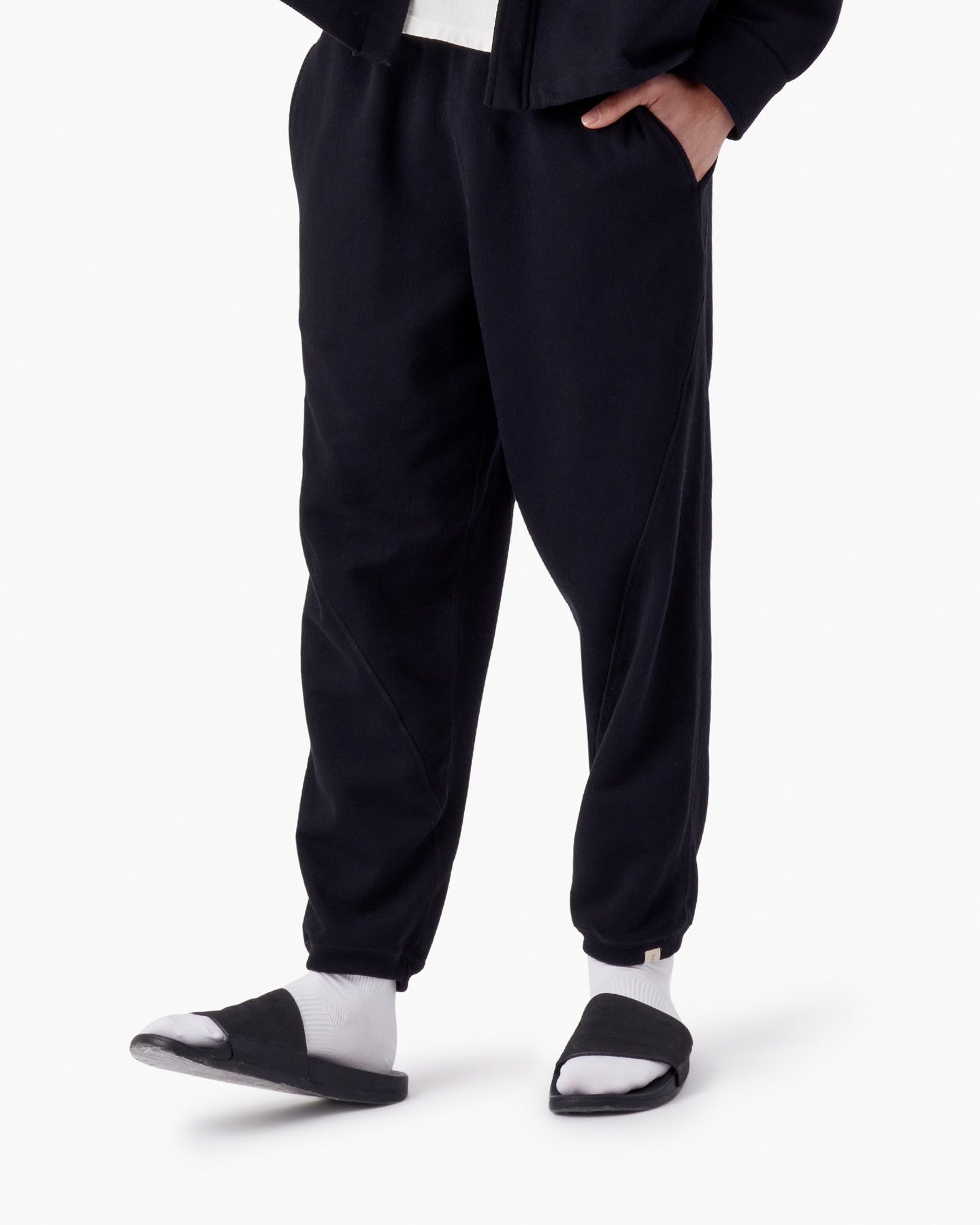 Women's TKEES Panelled Jogger Black | 49273OTWE